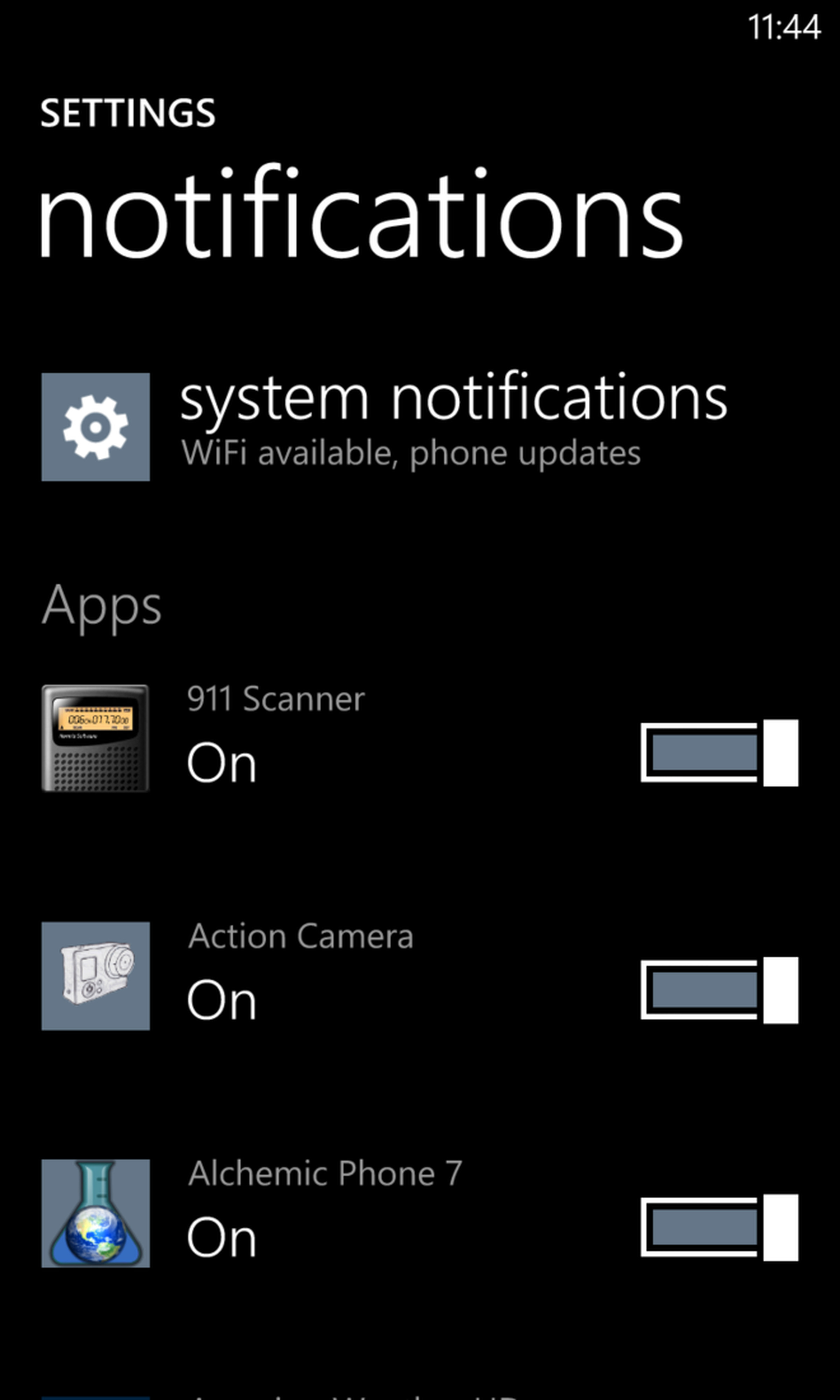 Windows Phone leaked screenshots