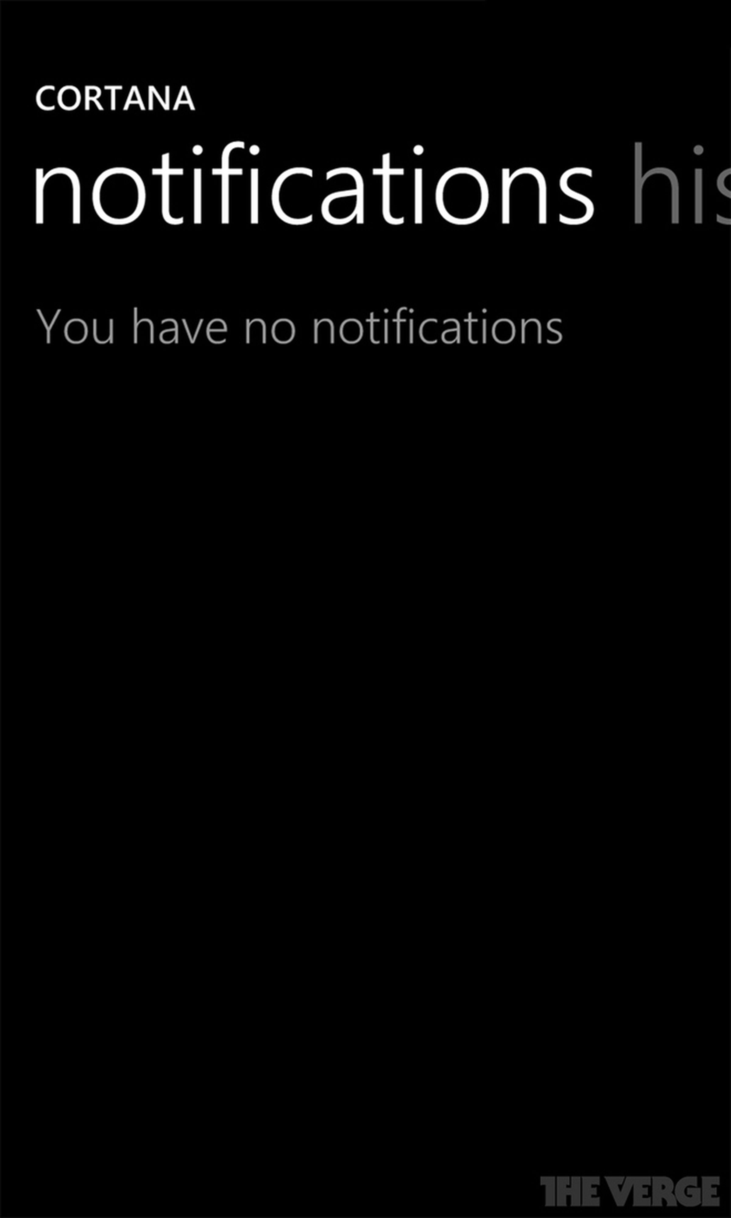 Windows Phone 8.1 'Cortana' personal assistant screenshots