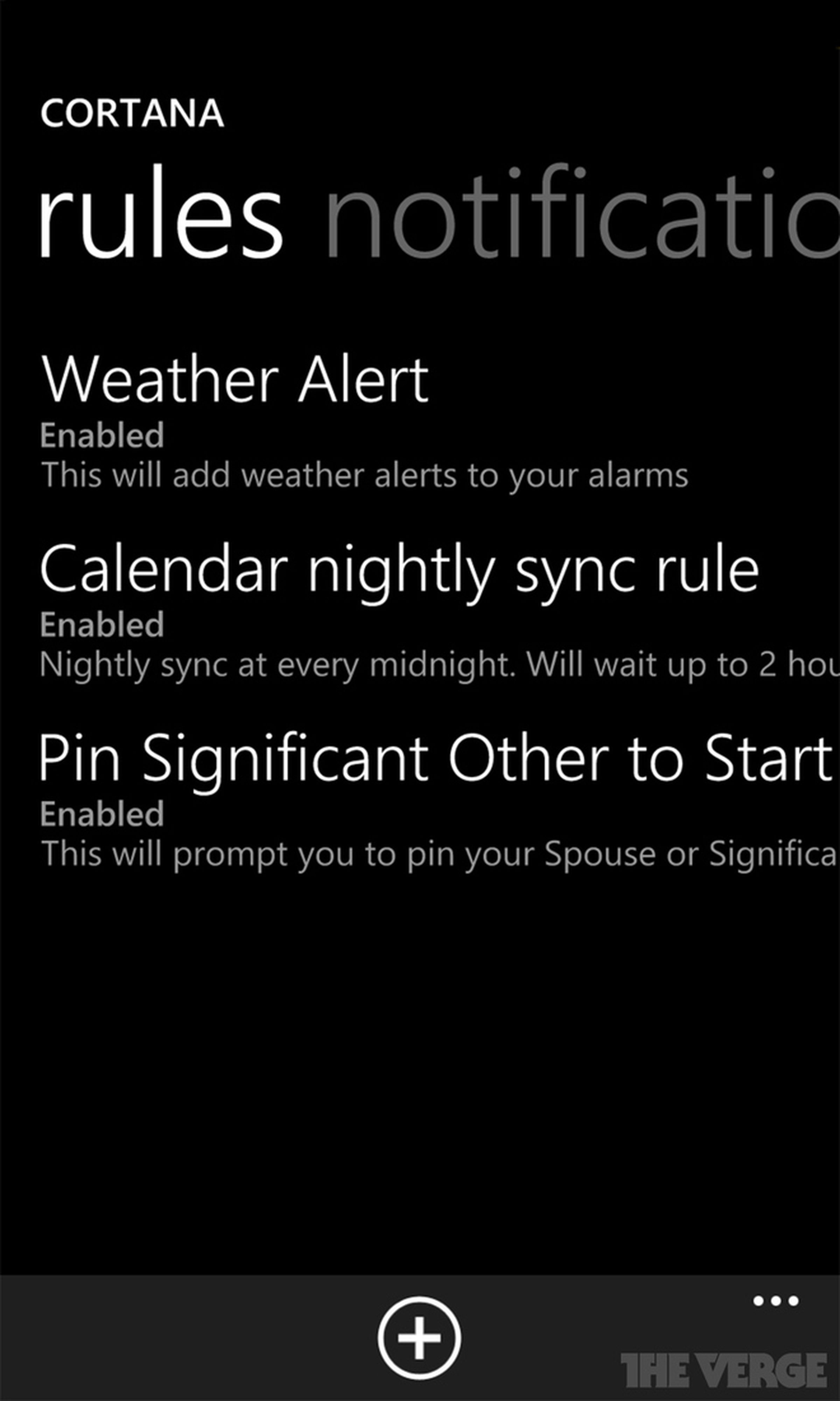 Windows Phone 8.1 'Cortana' personal assistant screenshots