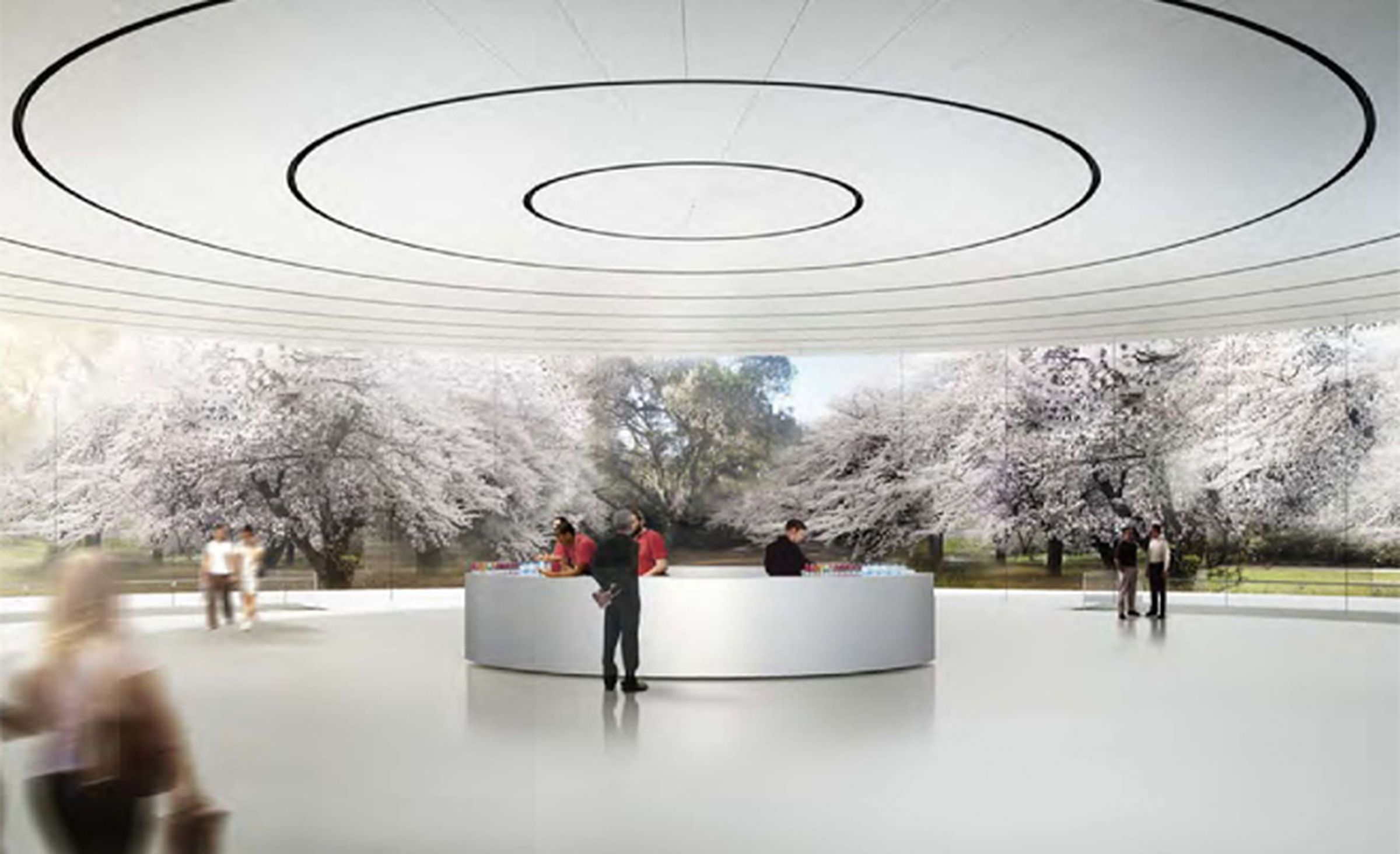 New renders of life inside Apple's spaceship campus