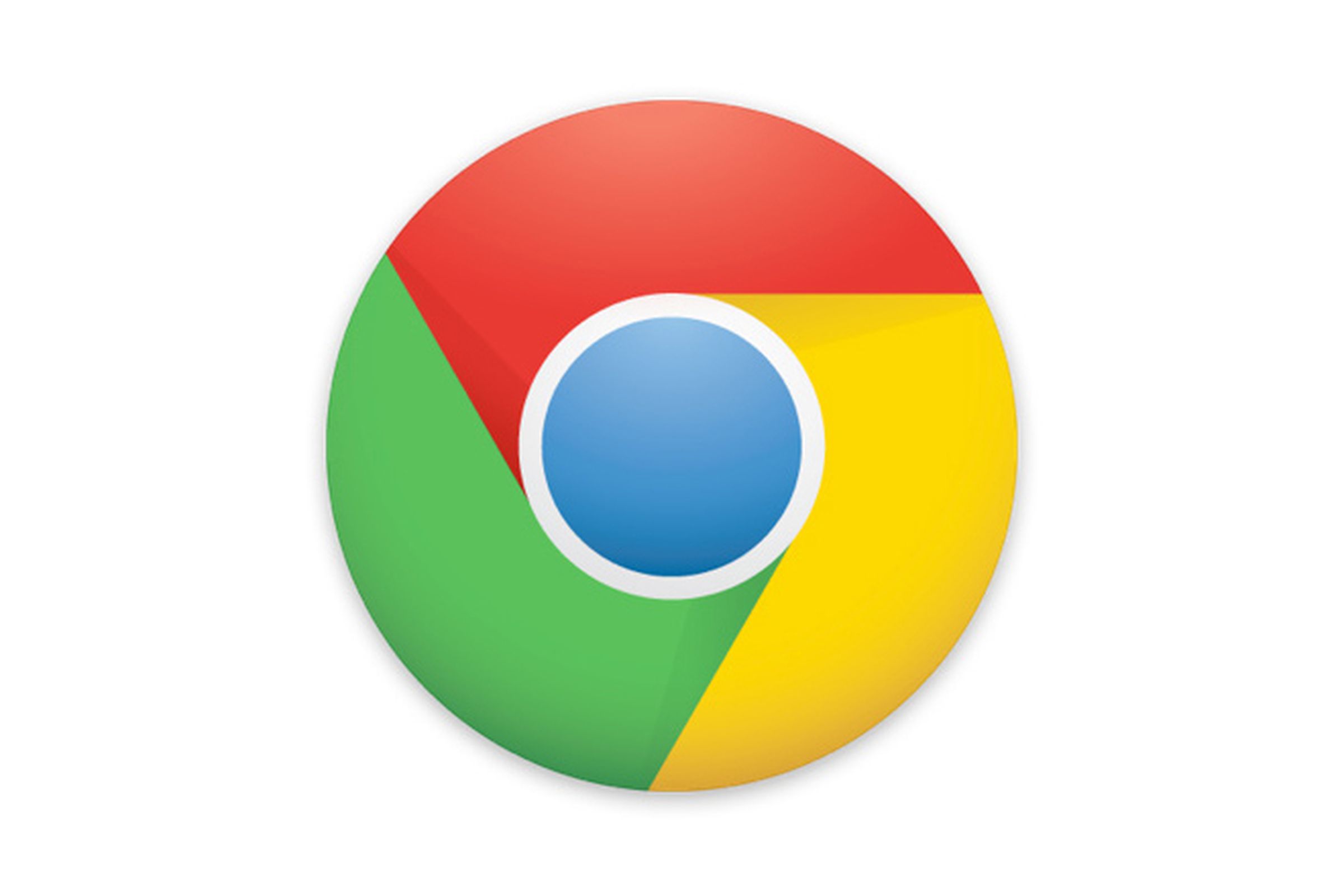 Chrome logo stock