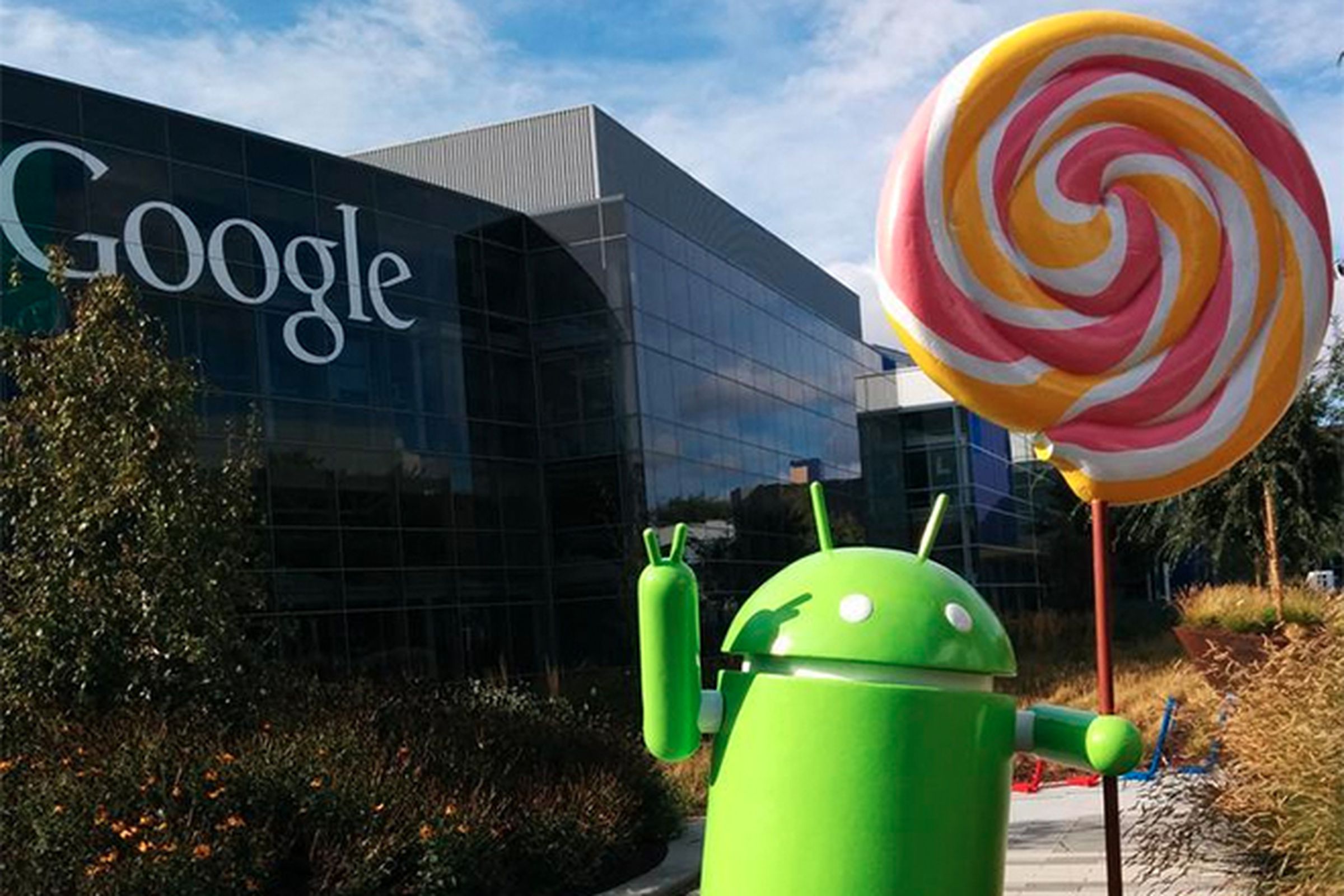 Android Lollipop statue (Lous Gray)