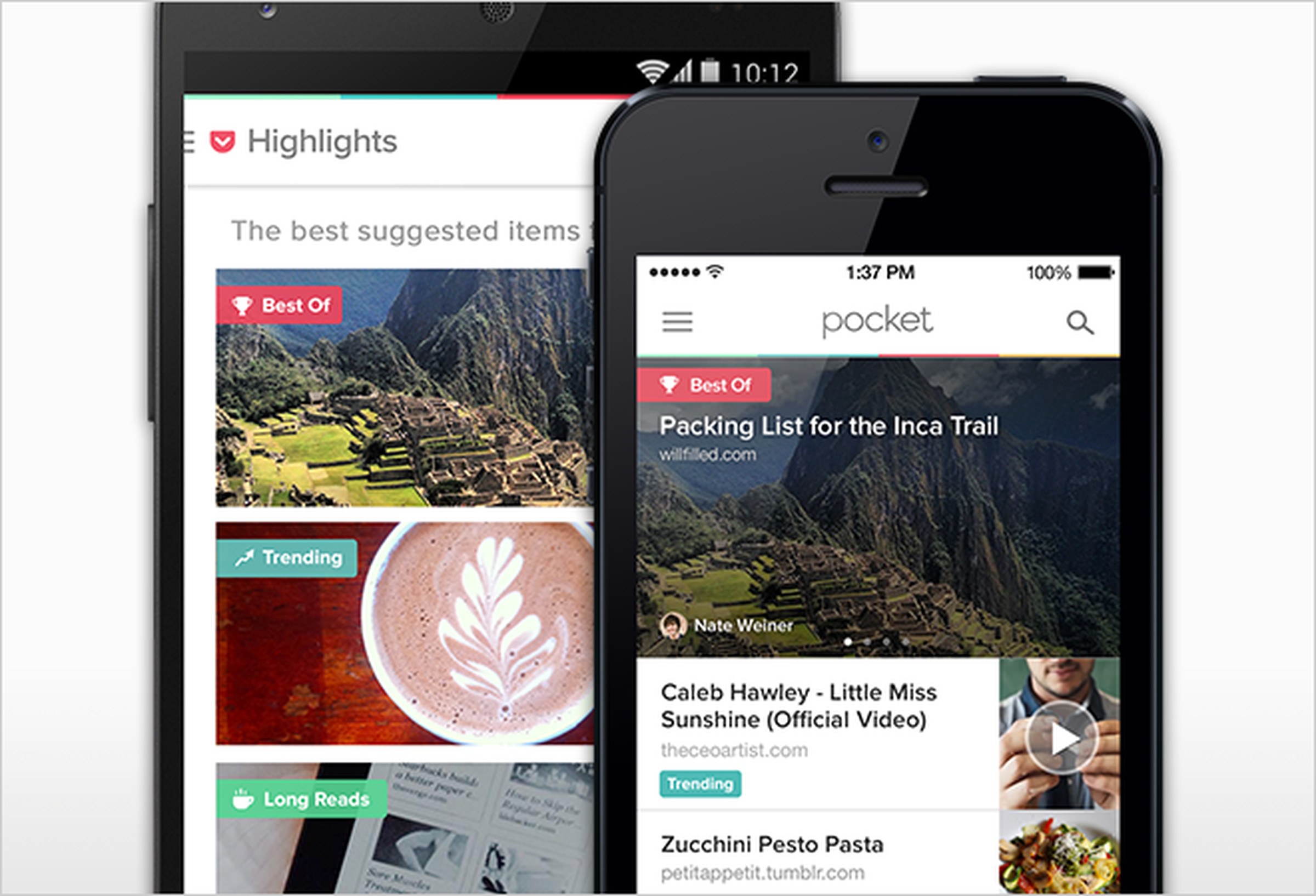 Pocket adds Highlights and Preferences in version 5.0