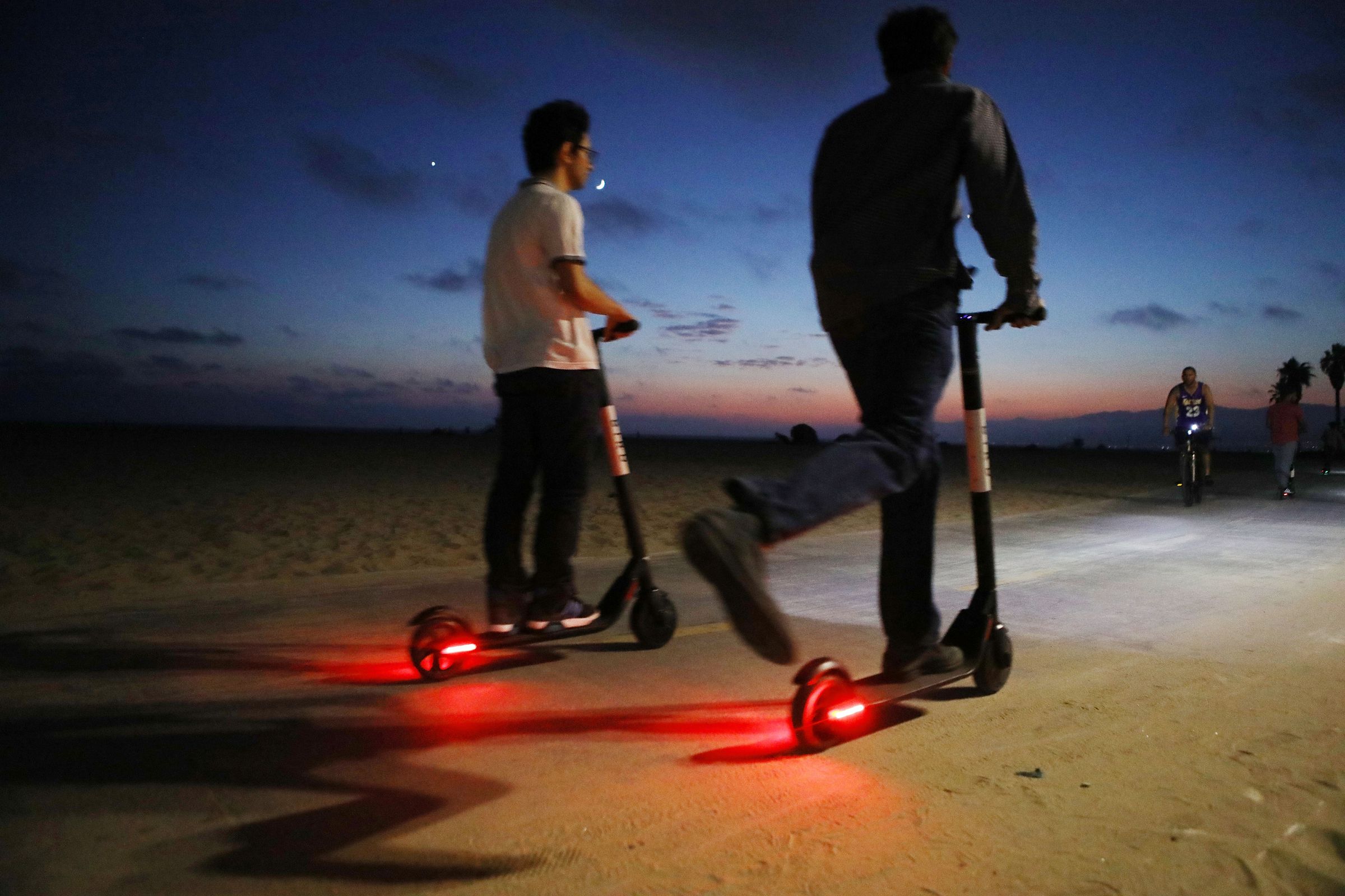 Controversial E-Scooters Around Los Angeles Stir Debate And Anger