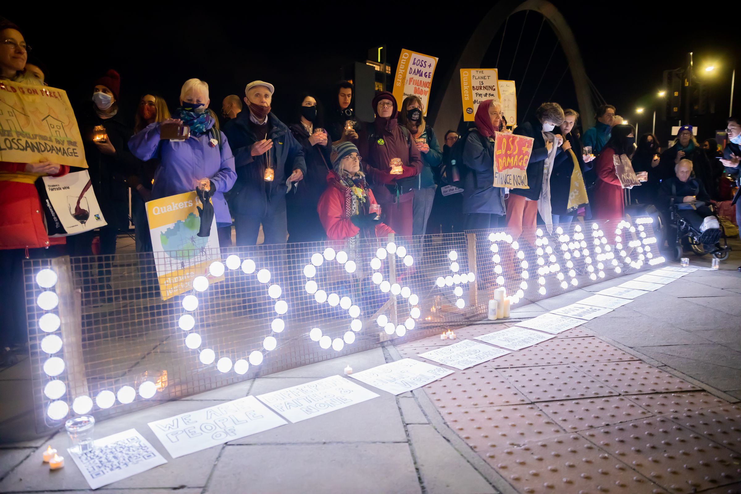 Glasgow'da BM İklim Konferansı COP26 - Protesto