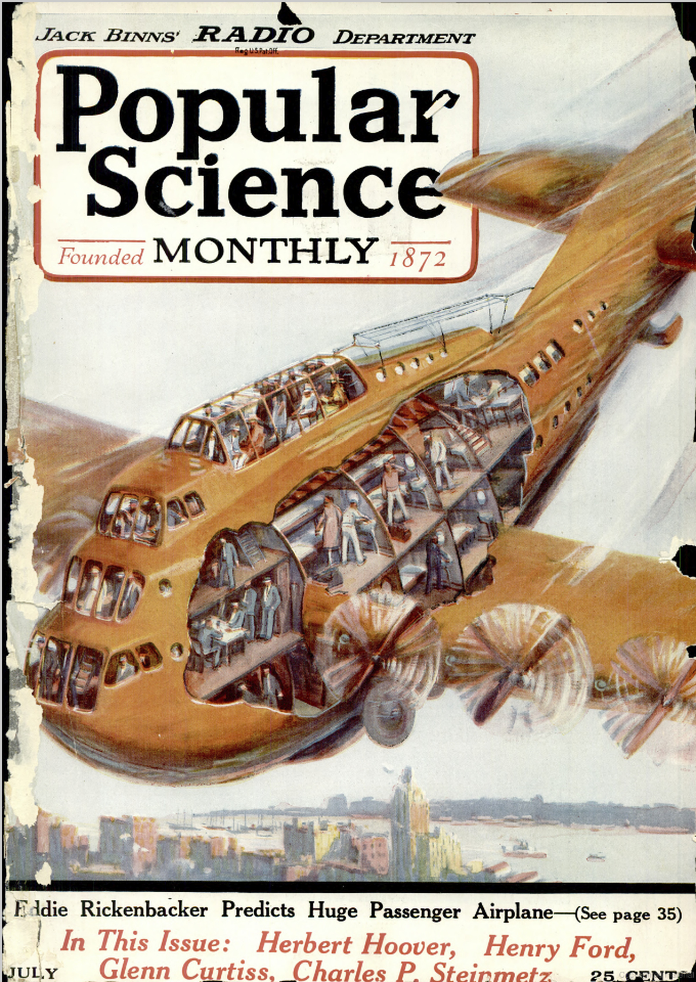 <em>The July 1922 issue of </em>Popular Science<em>.</em>