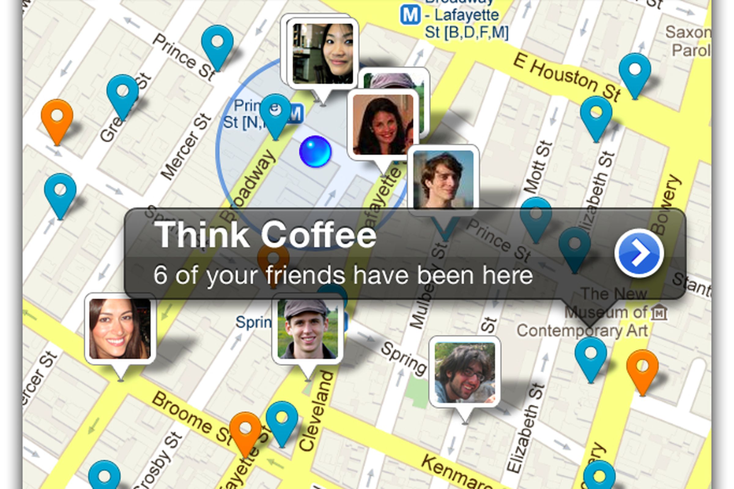 foursquare redesign screenshot