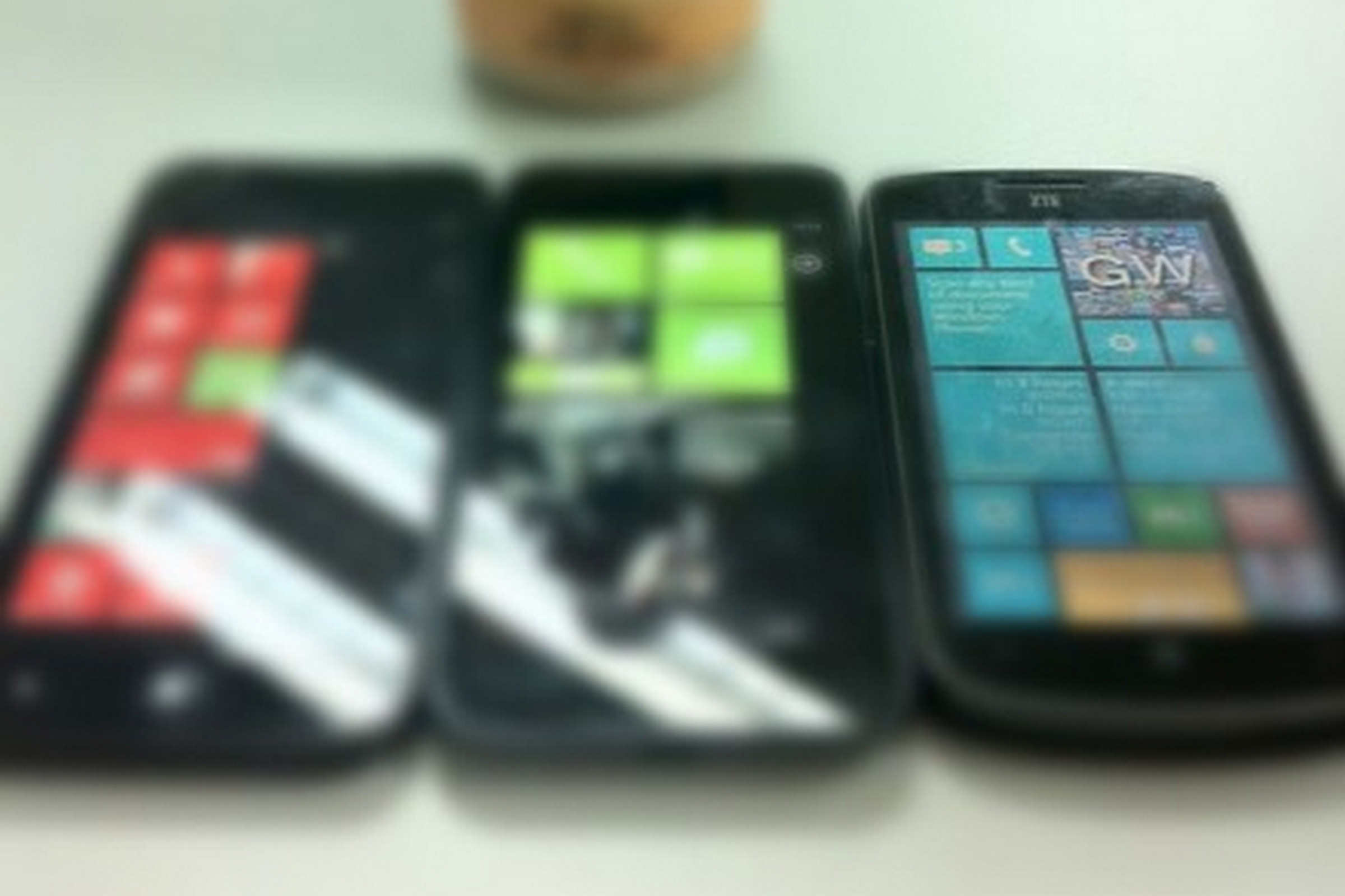 ZTE Windows Phone 8 handsets (Dennis Lui/Sina Weibo)