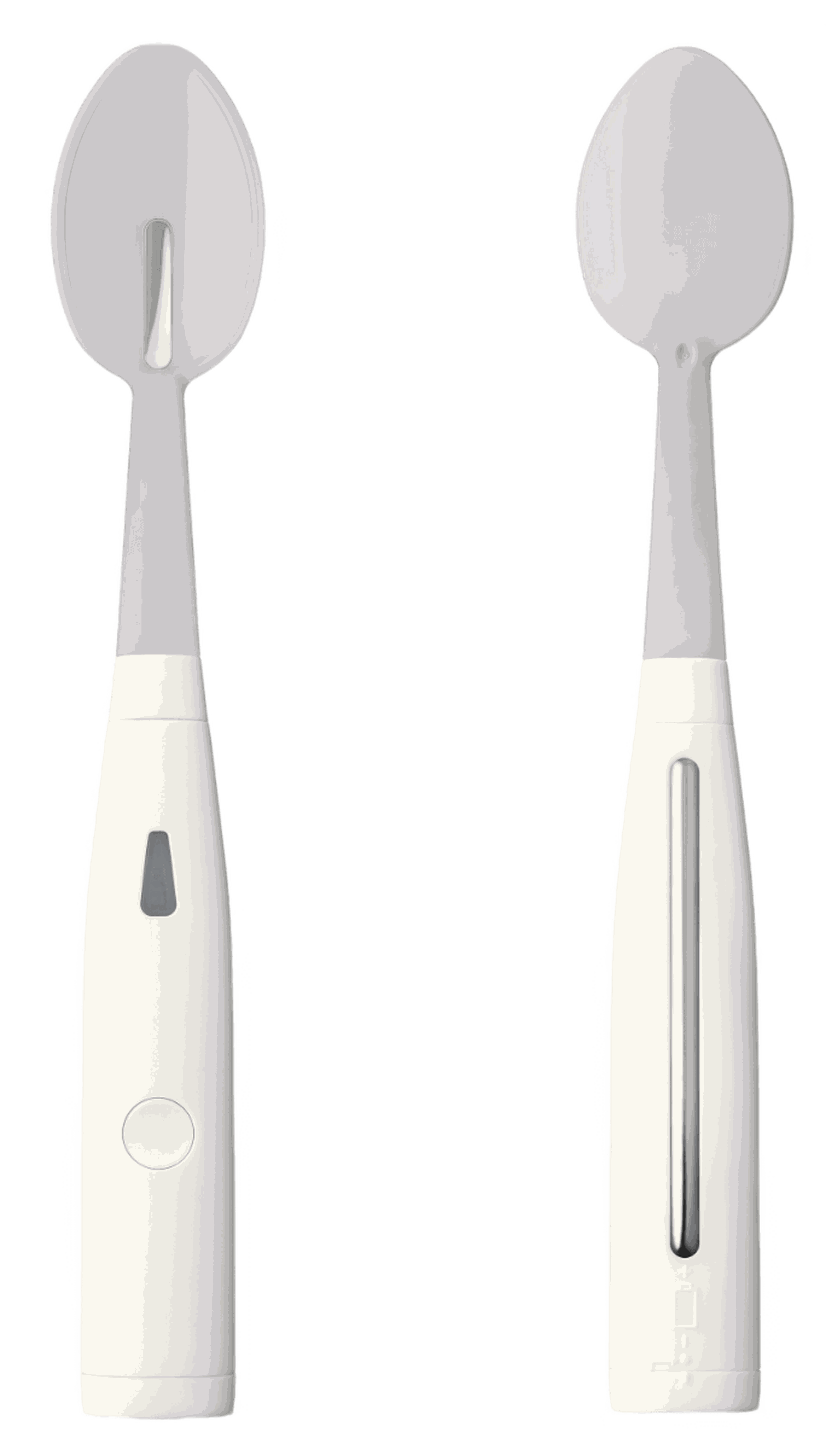 A picture of the top and bottom of the Kirin Electric Salt Spoon.