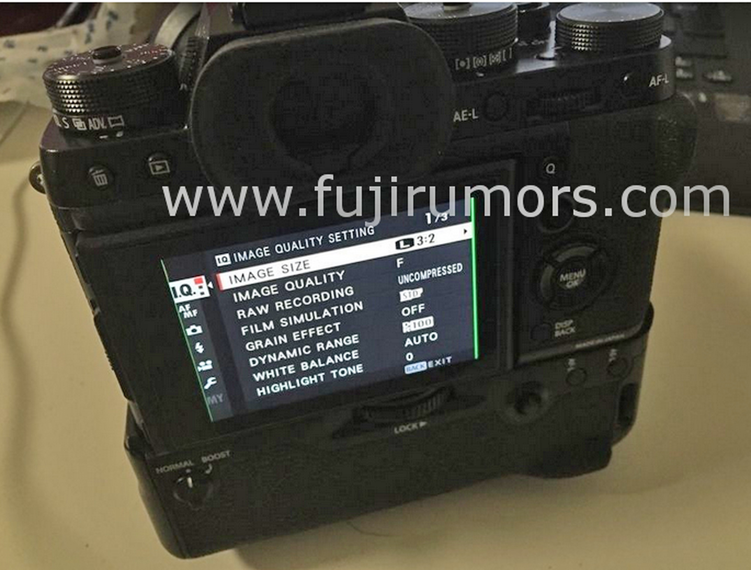 Fujifilm X-T2 leak