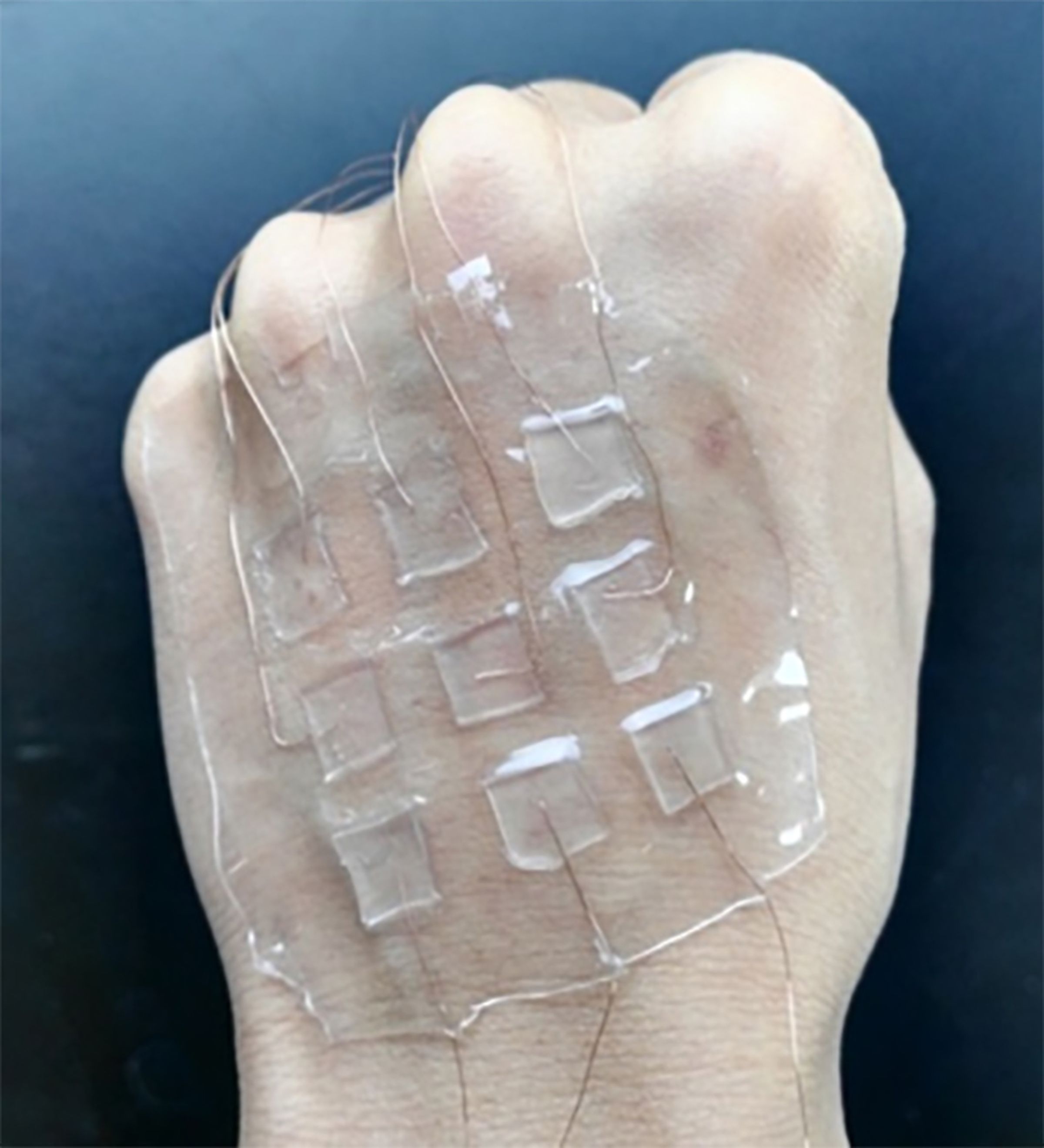 A transparent electronic skin for tactile sensing.
