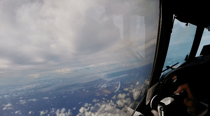 Flying into Hurricane Irma on September 3rd, 2017.