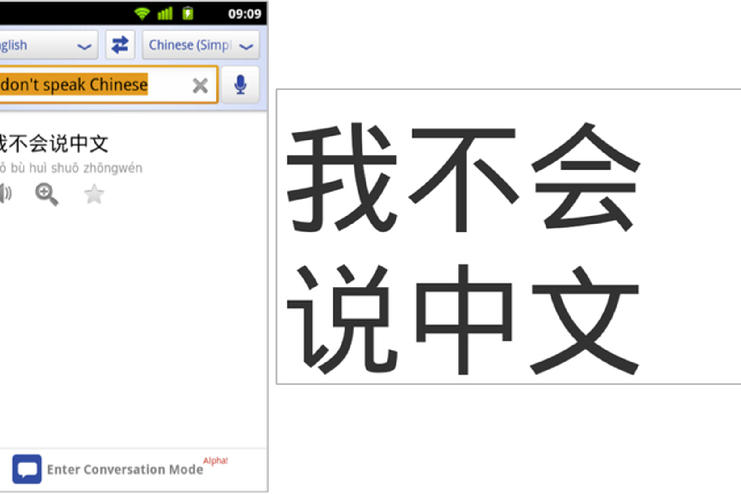 Google Translate application