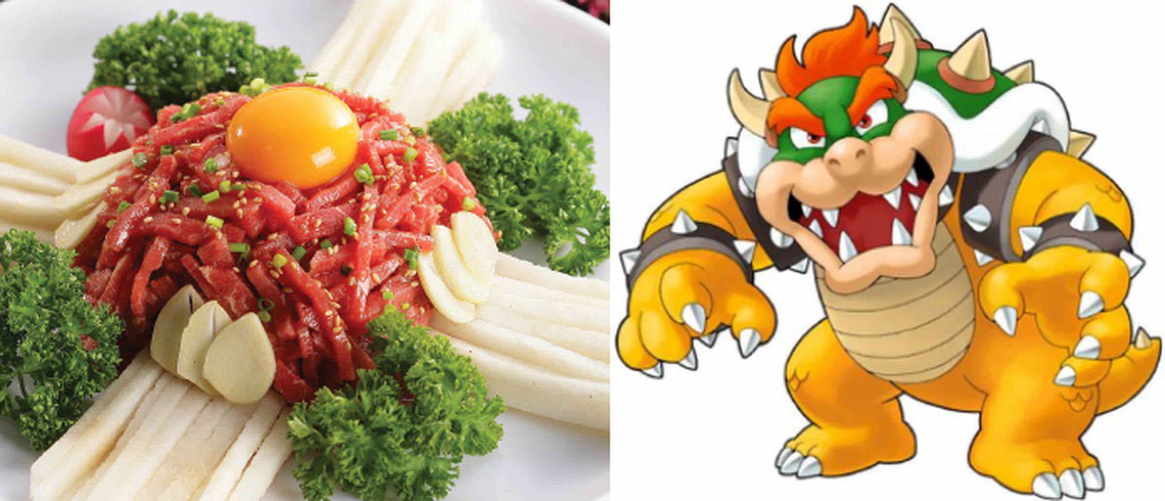 Yukhoe (left) and Bowser (right). Identical.