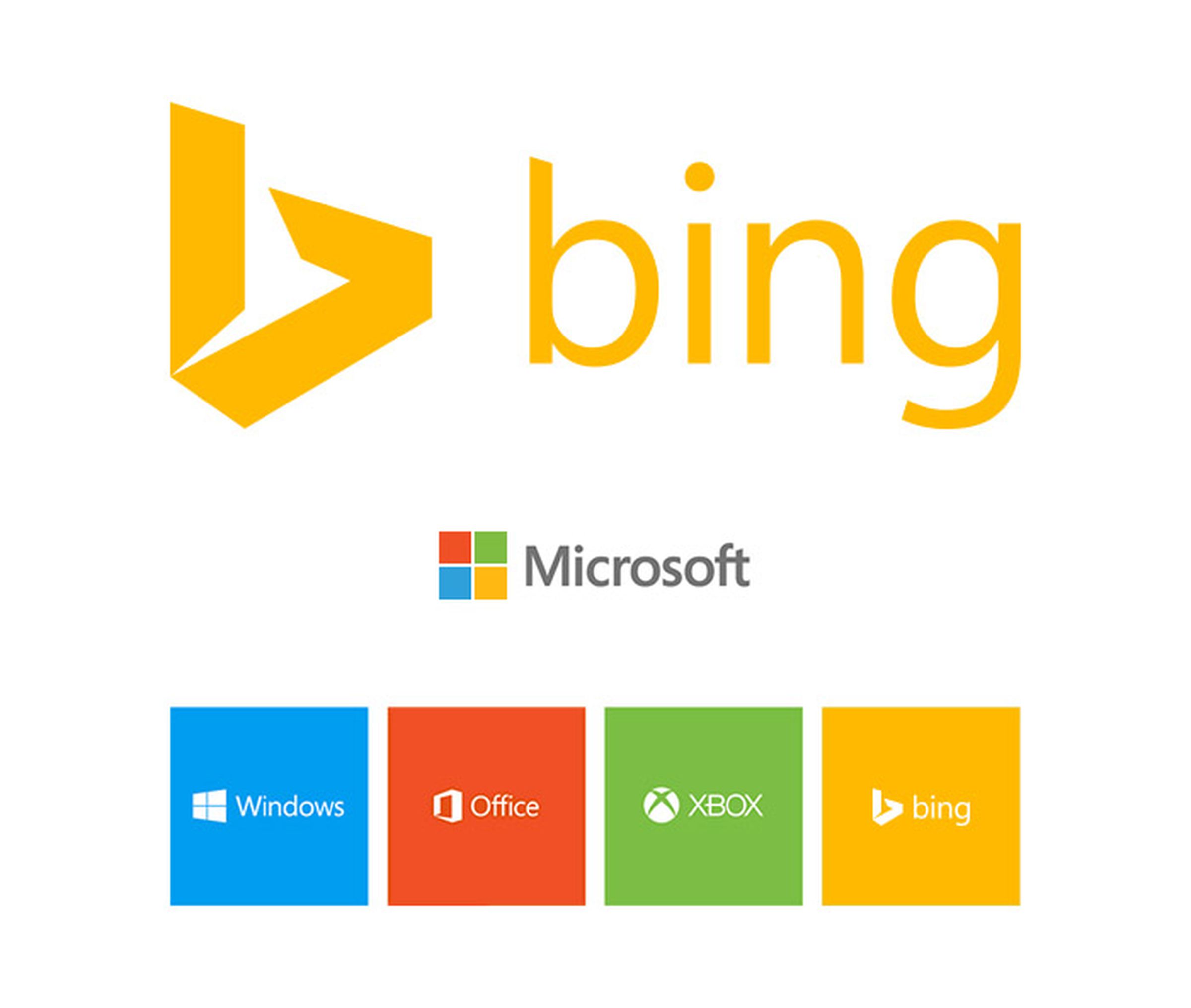 New Bing logo and redesign screenshots