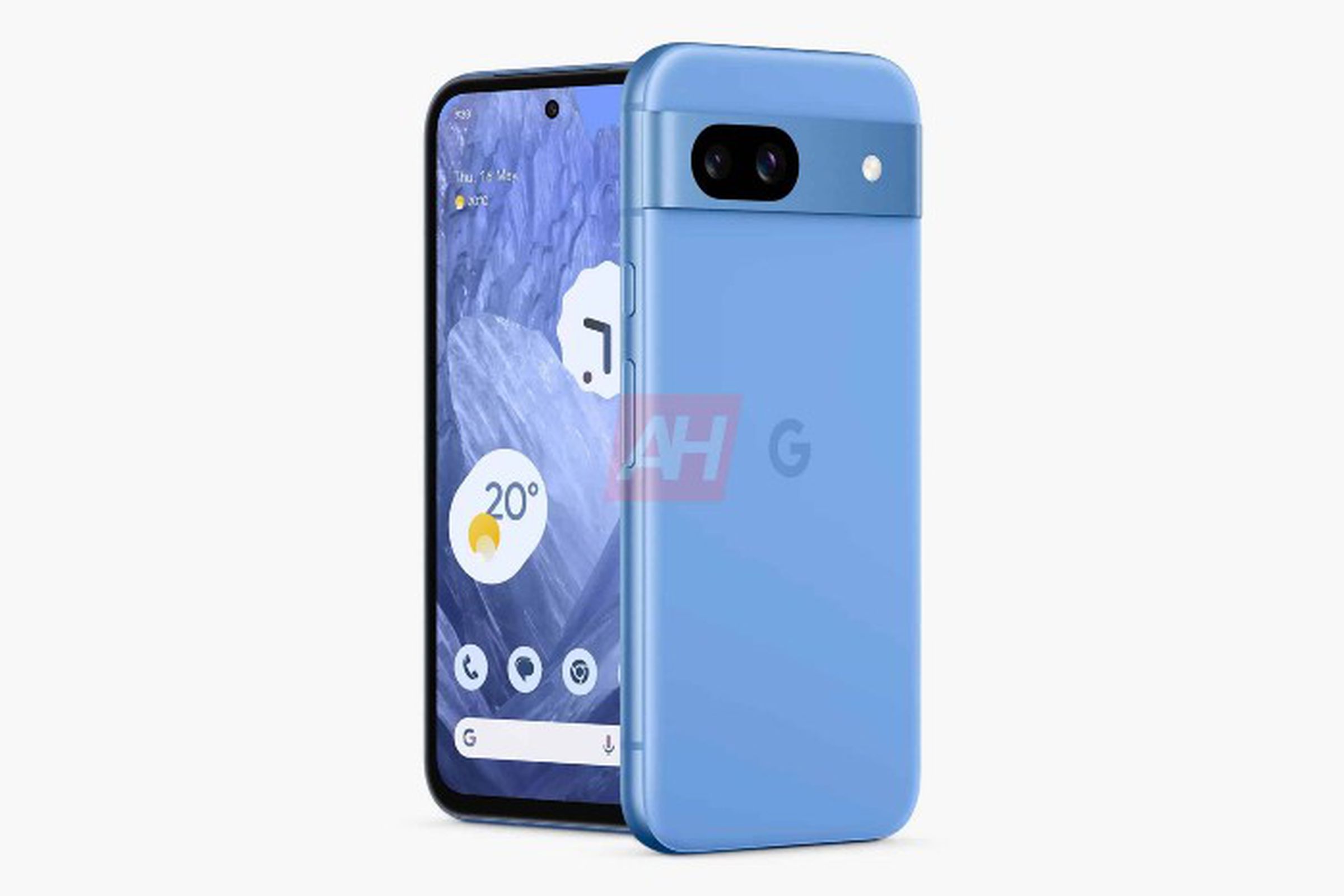A leaked image showing the Google Pixel 8A
