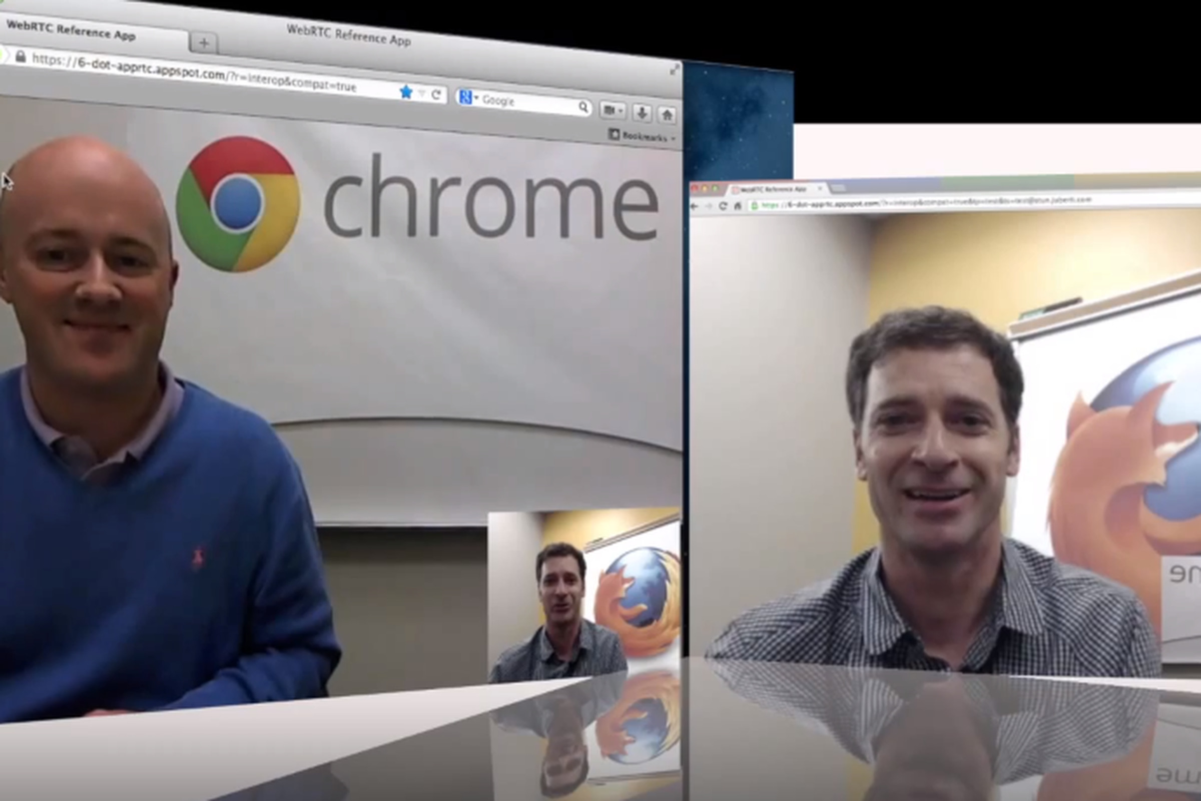 FF and Chrome WebRTC chat