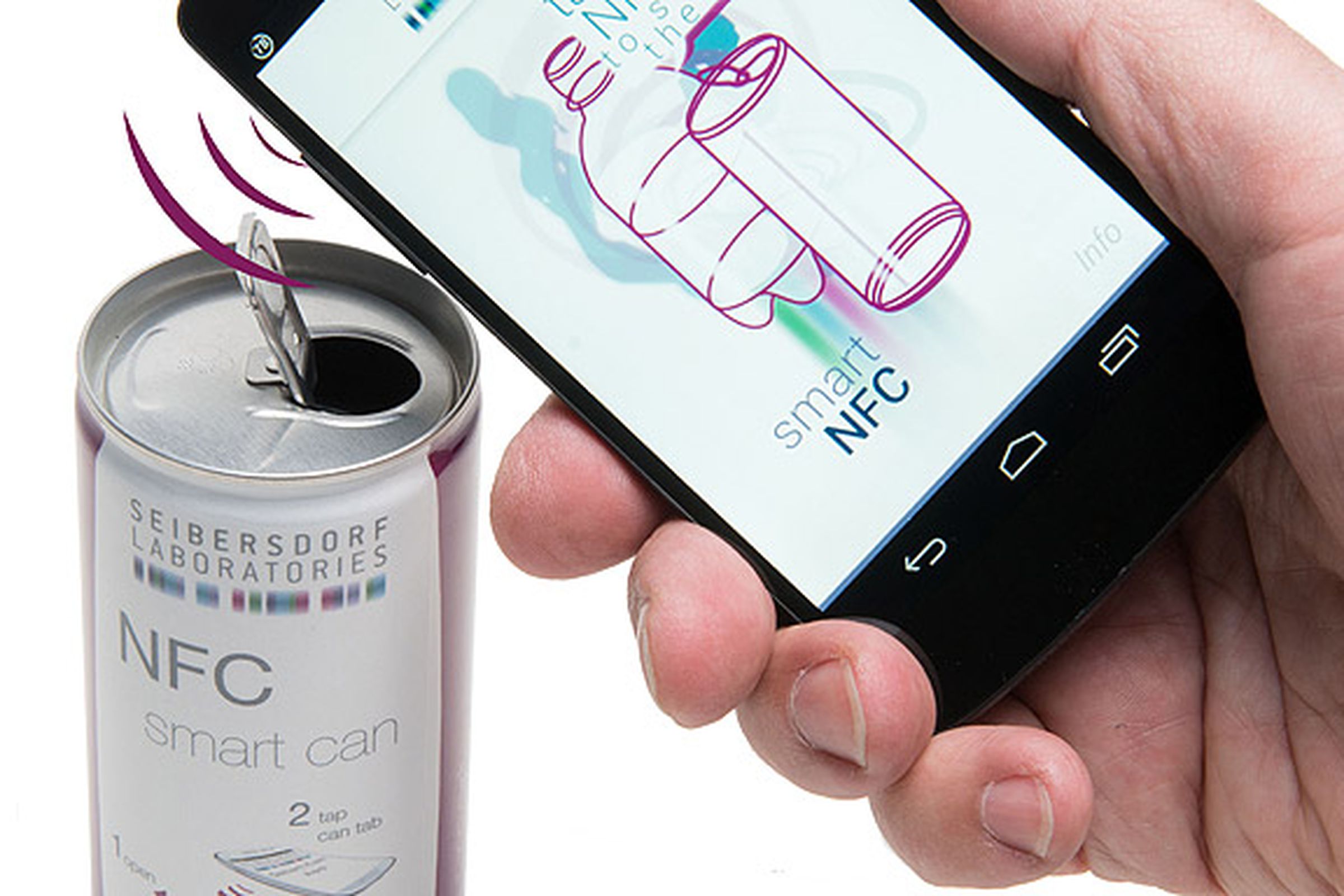 NFC-enabled smart can