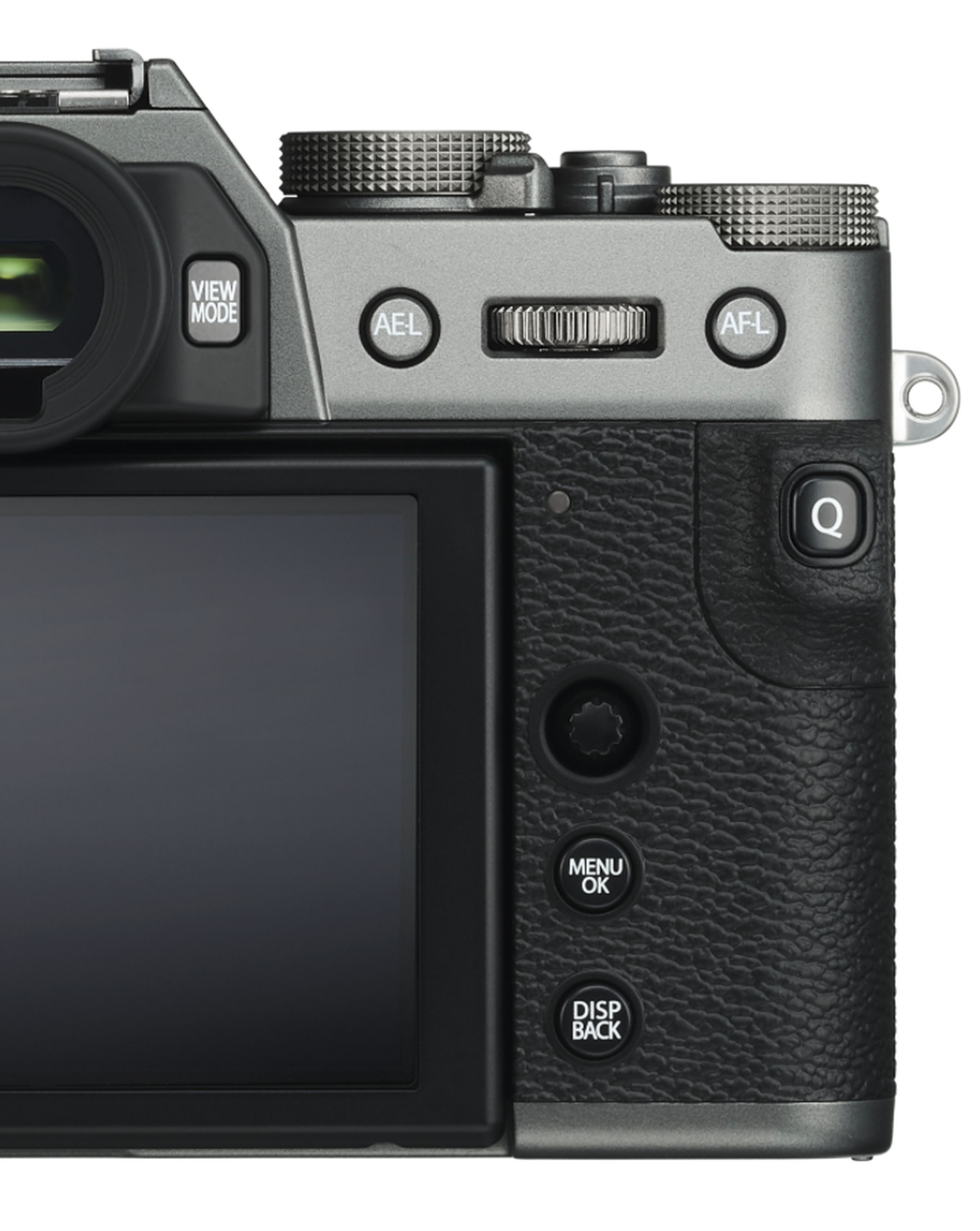 The back right half of the X-T30 has seen the most design changes. Goodbye, d-pad. Hello, focus joystick.