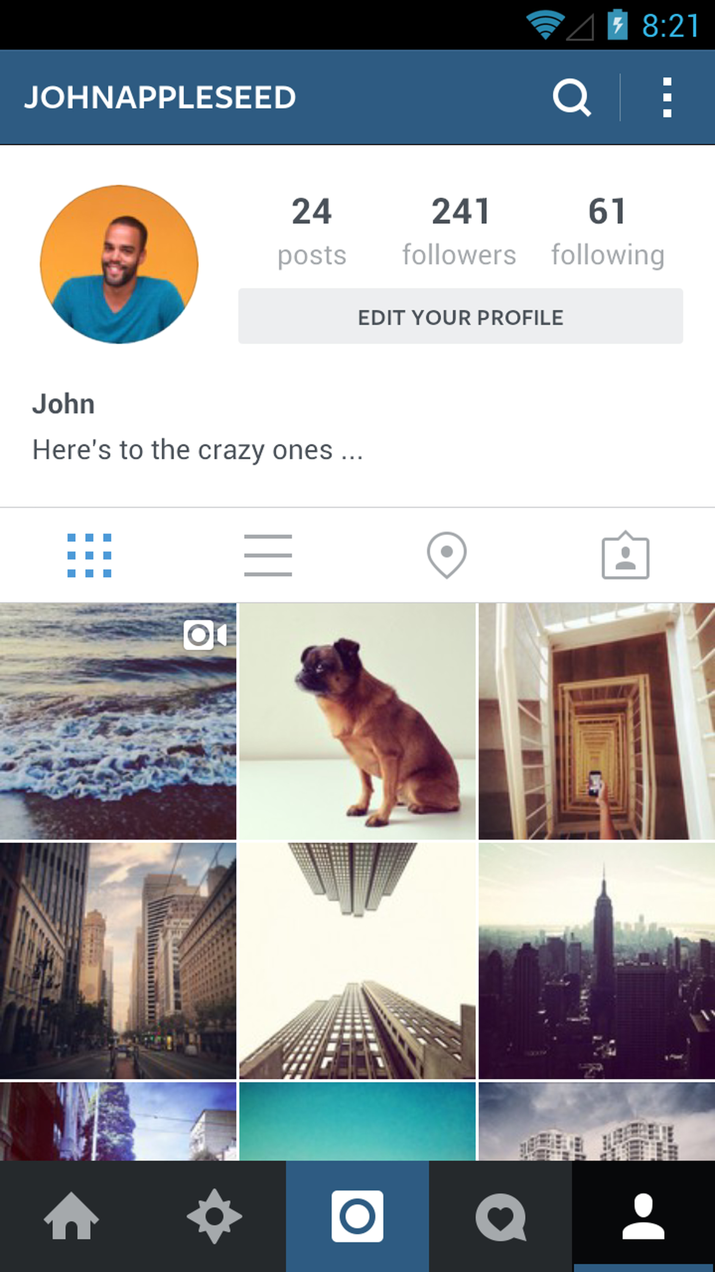 Instagram for Android 5.1 screenshots