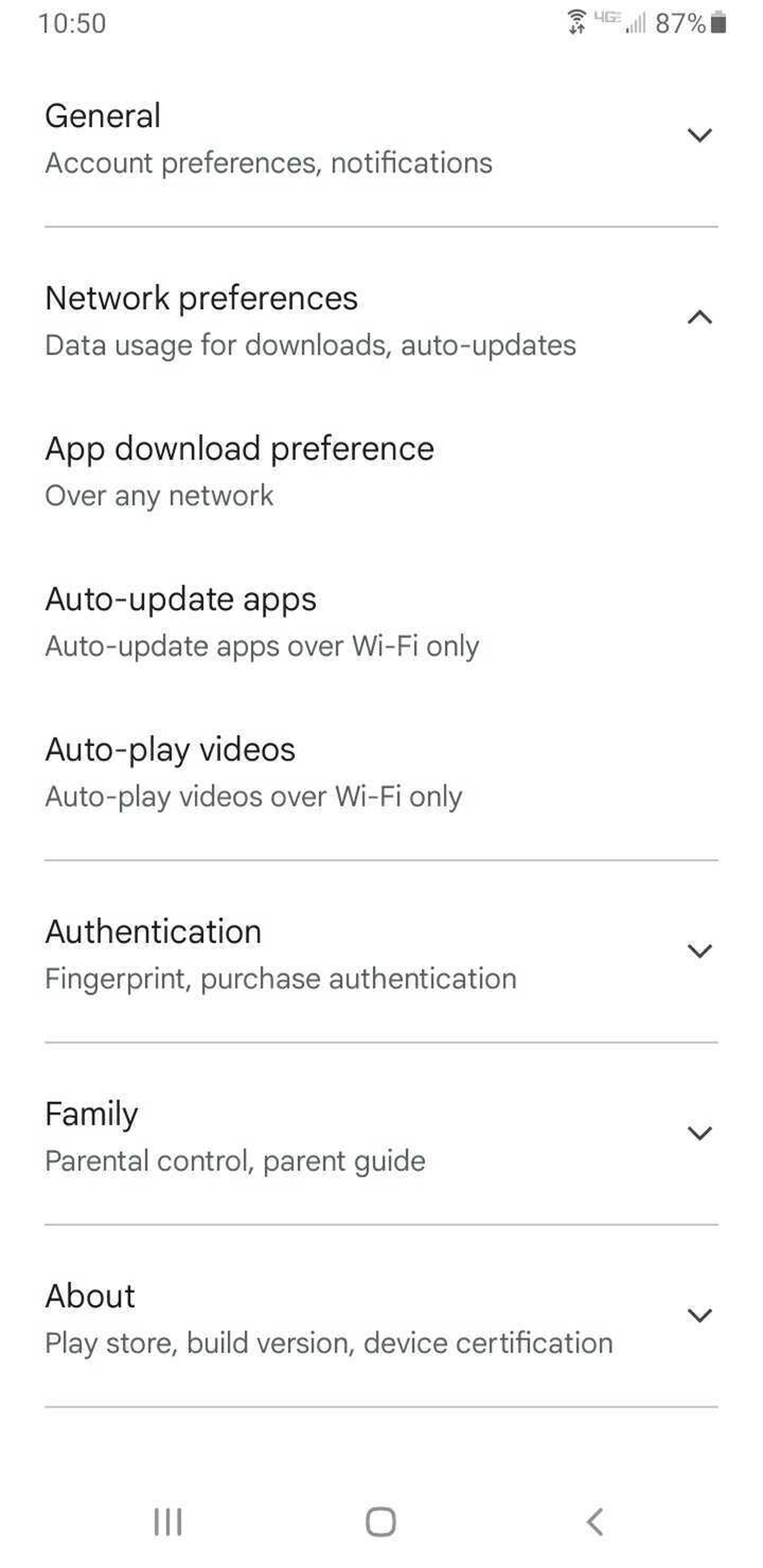 Choose “Auto-update apps.”