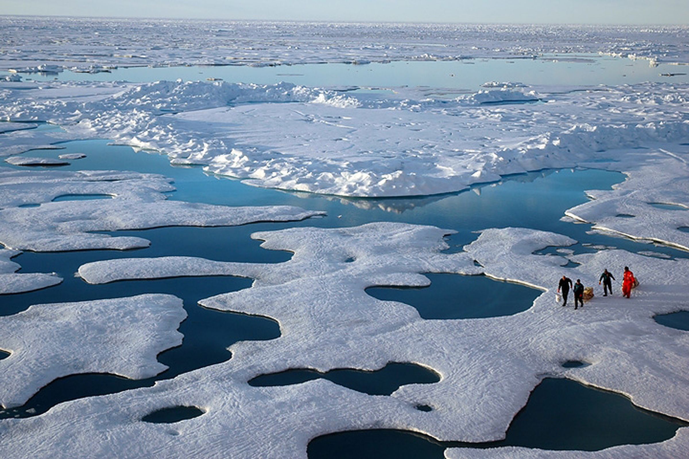 Arctic sea ice by NOAA