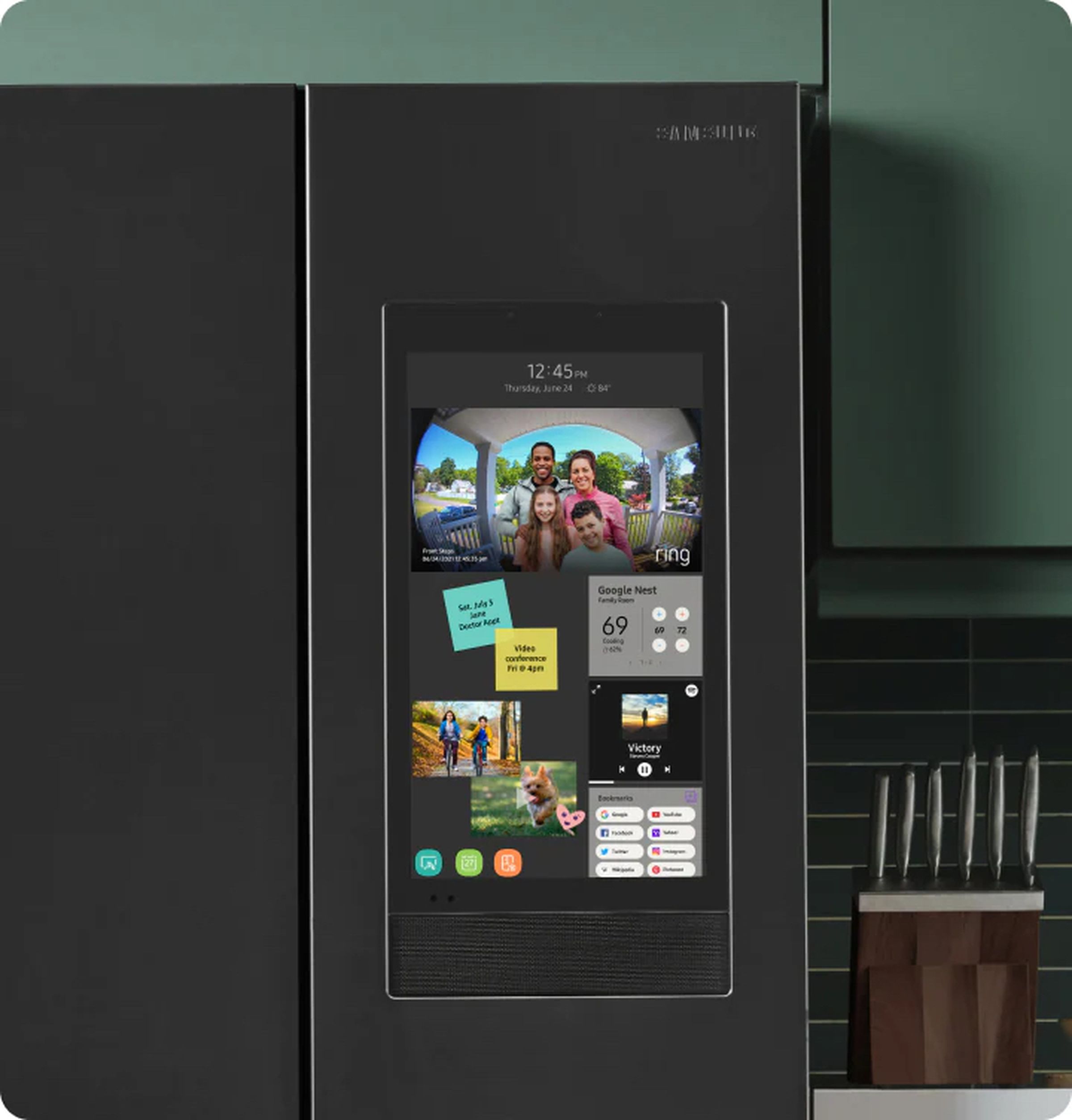 The Samsung Family Hub refrigerator will be updated to support Matter.