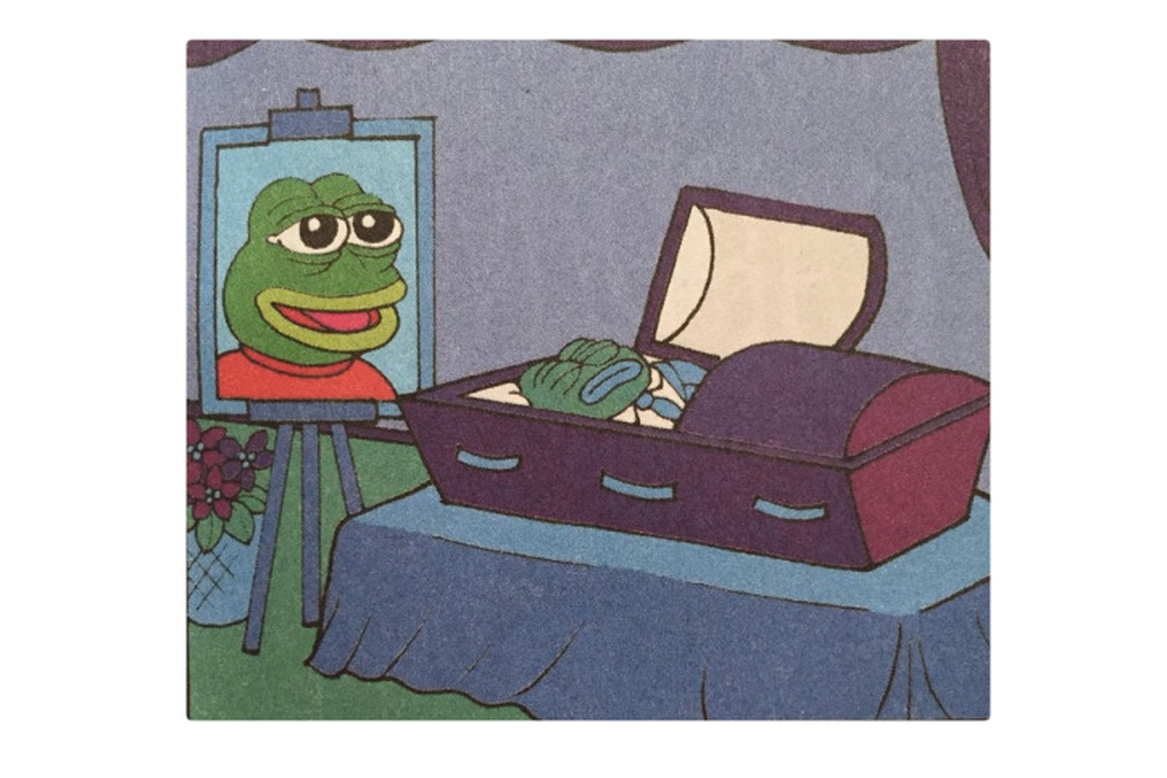 Pepe the Frog is laid to rest.