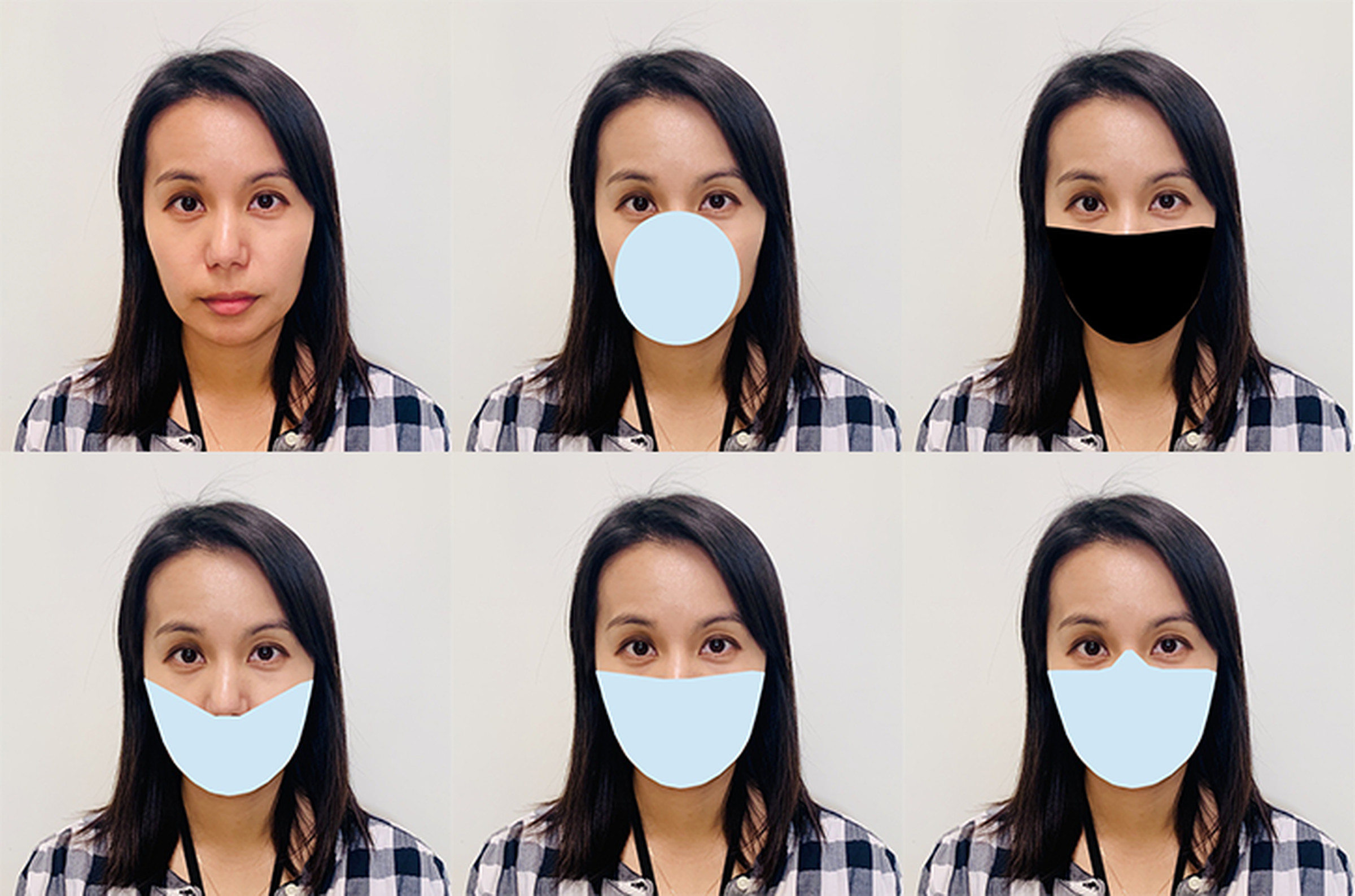 Example images used by NIST to assess the accuracy of various facial recognition algorithms. 