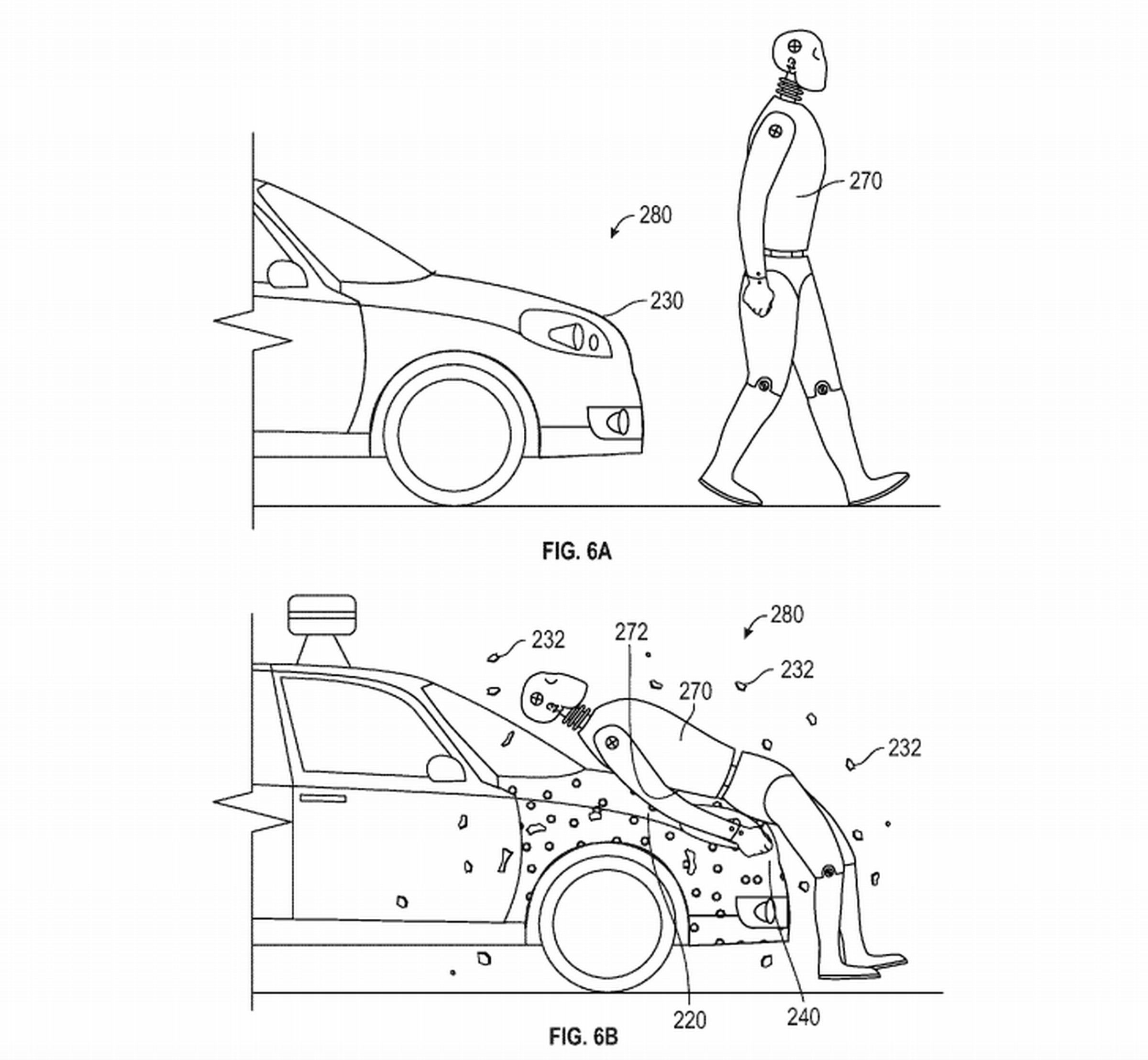 google car patent sticky