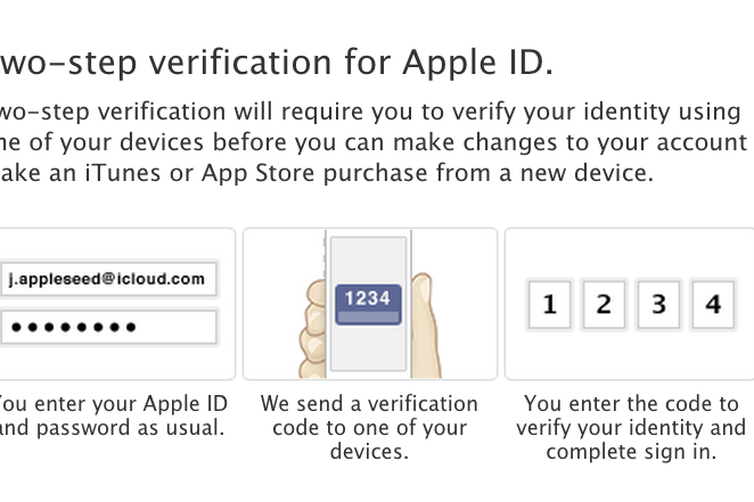 Apple two-step authentication