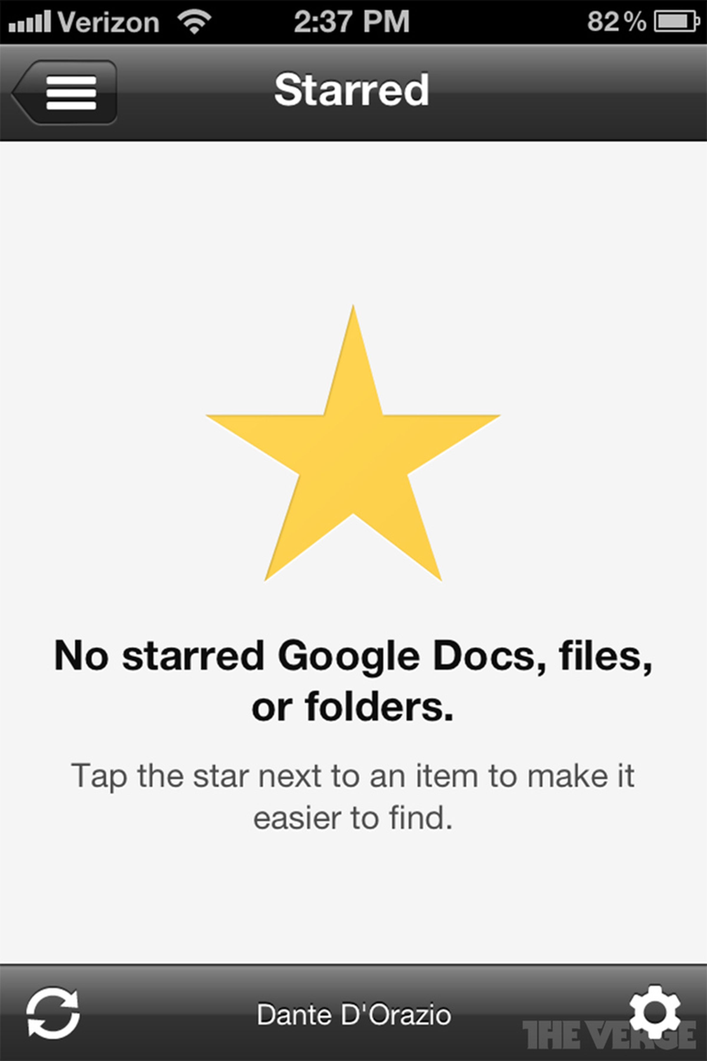 Google Drive for iPhone hands-on pictures
