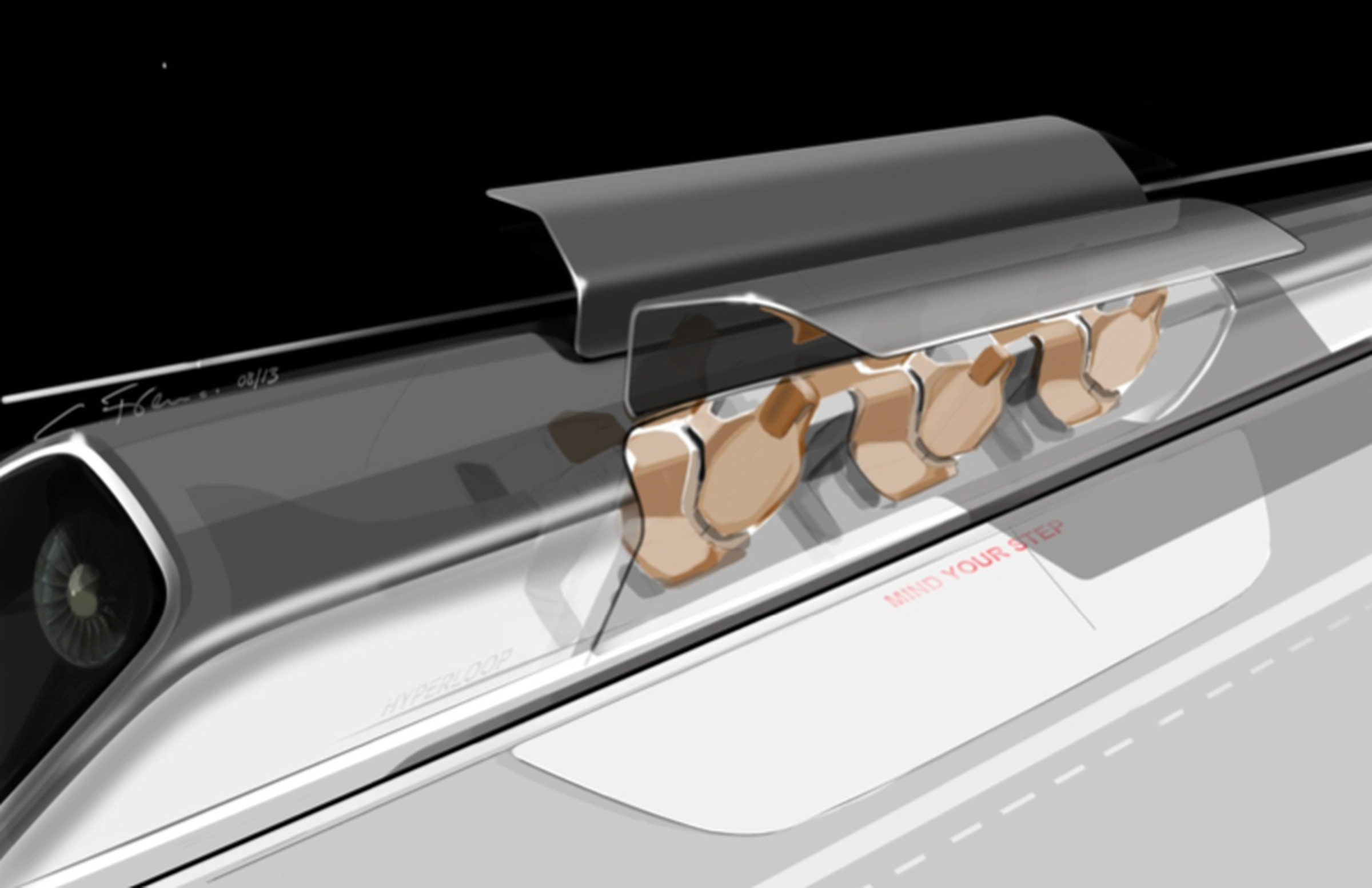 Elon Musk's Hyperloop design revealed