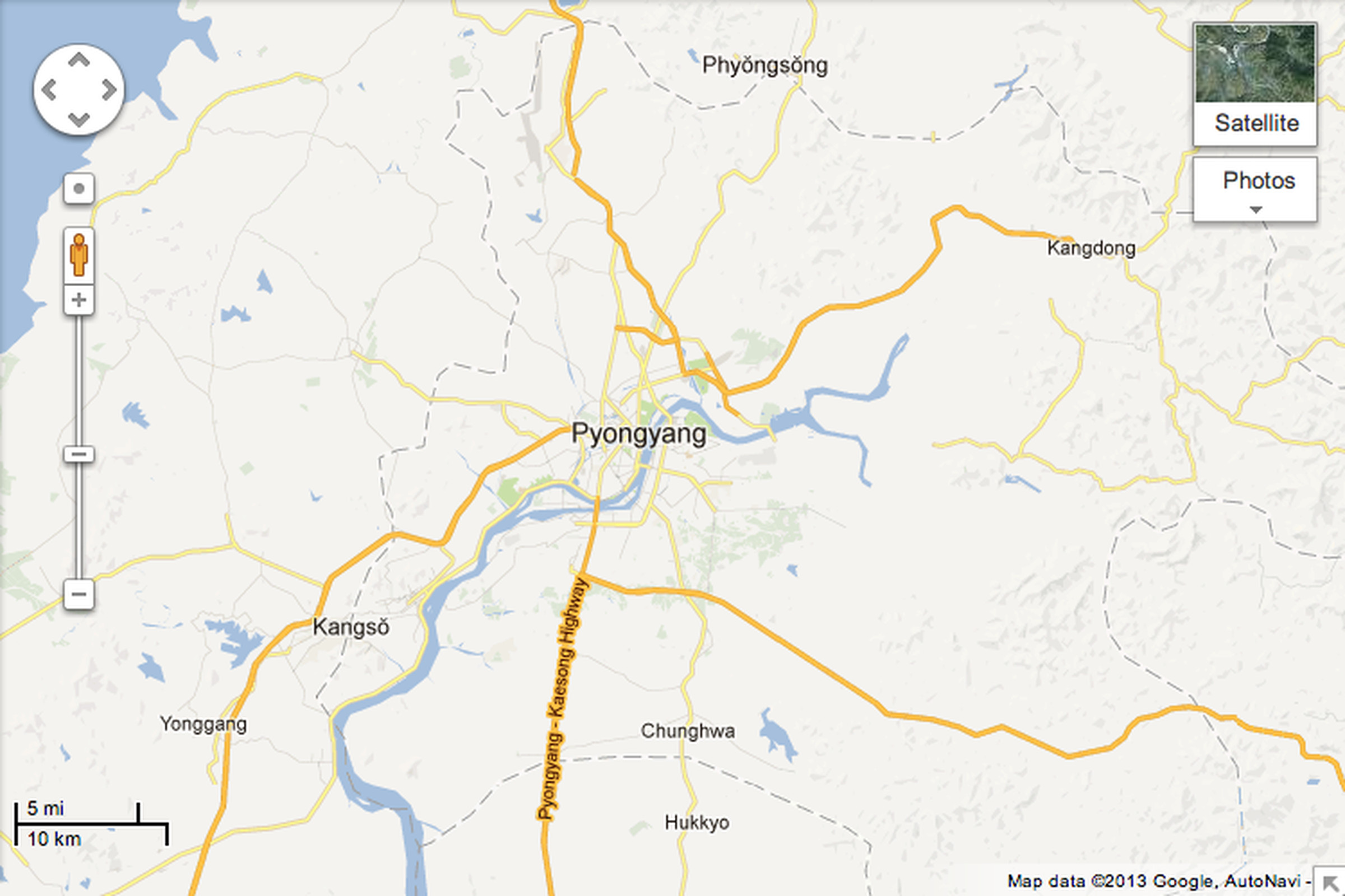pyongyang google maps