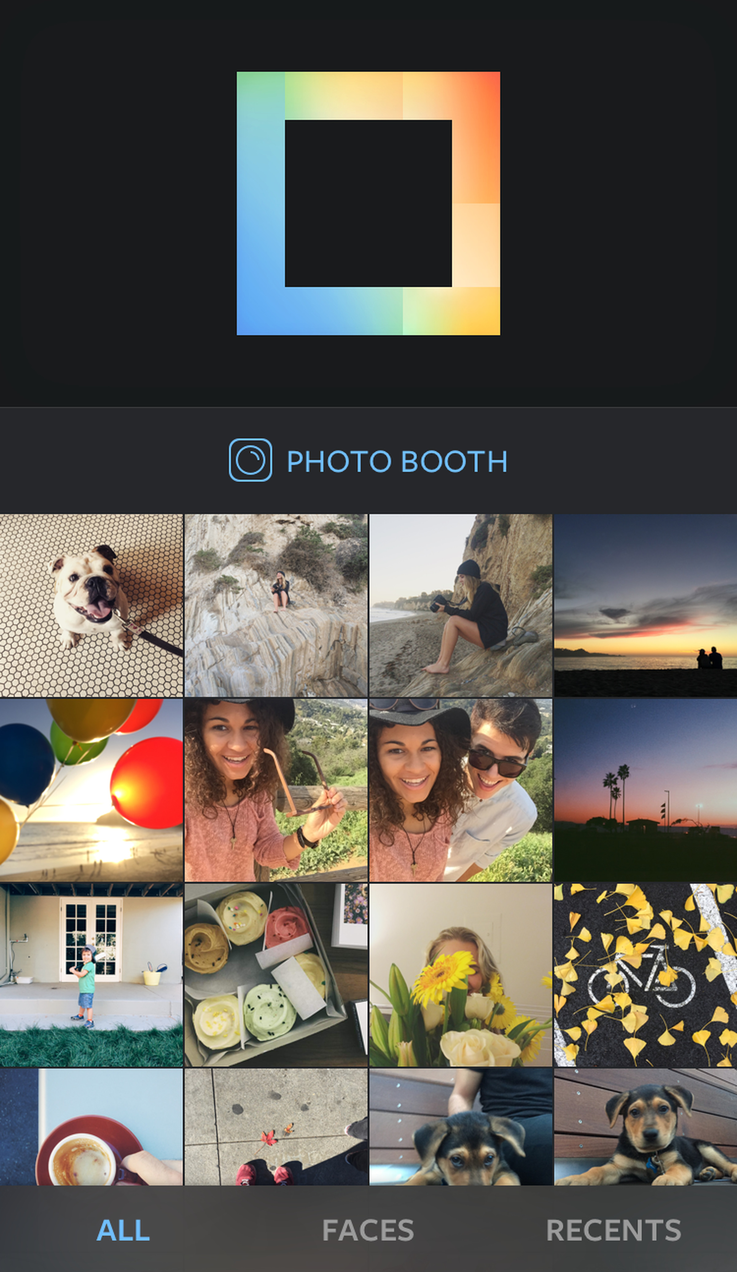 Layout by Instagram: user interface screenshots