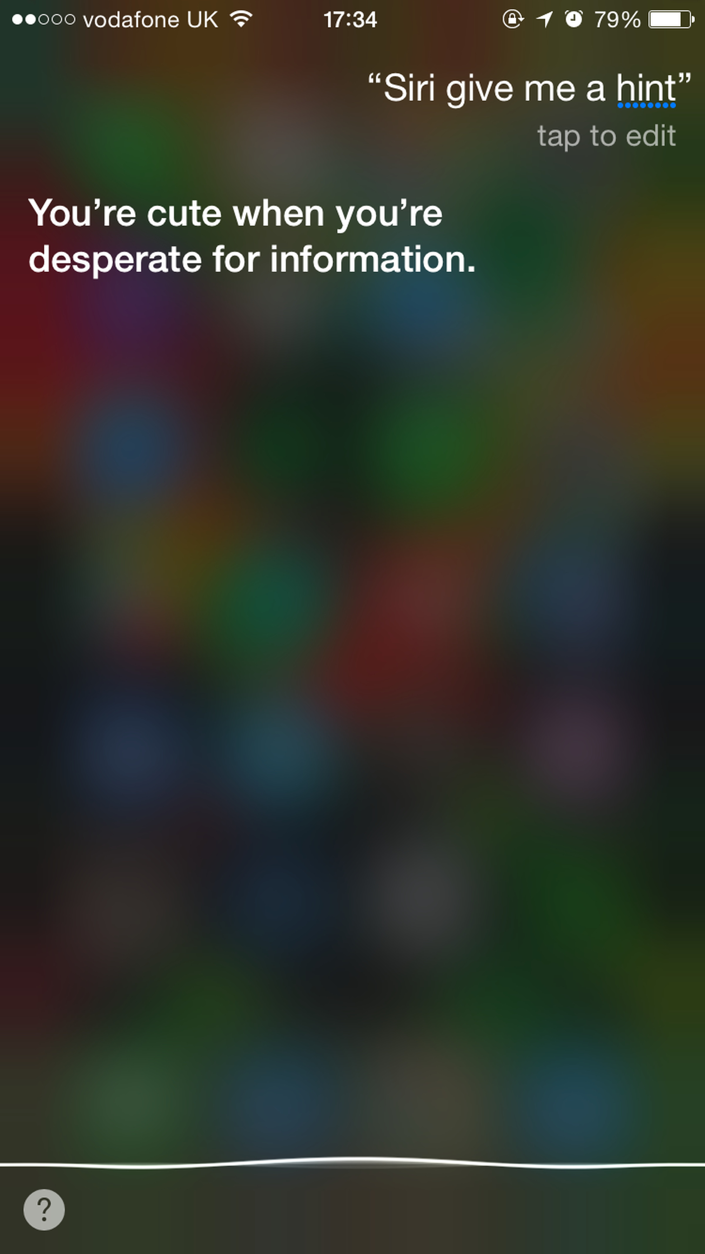 Siri, give me a hint screenshots