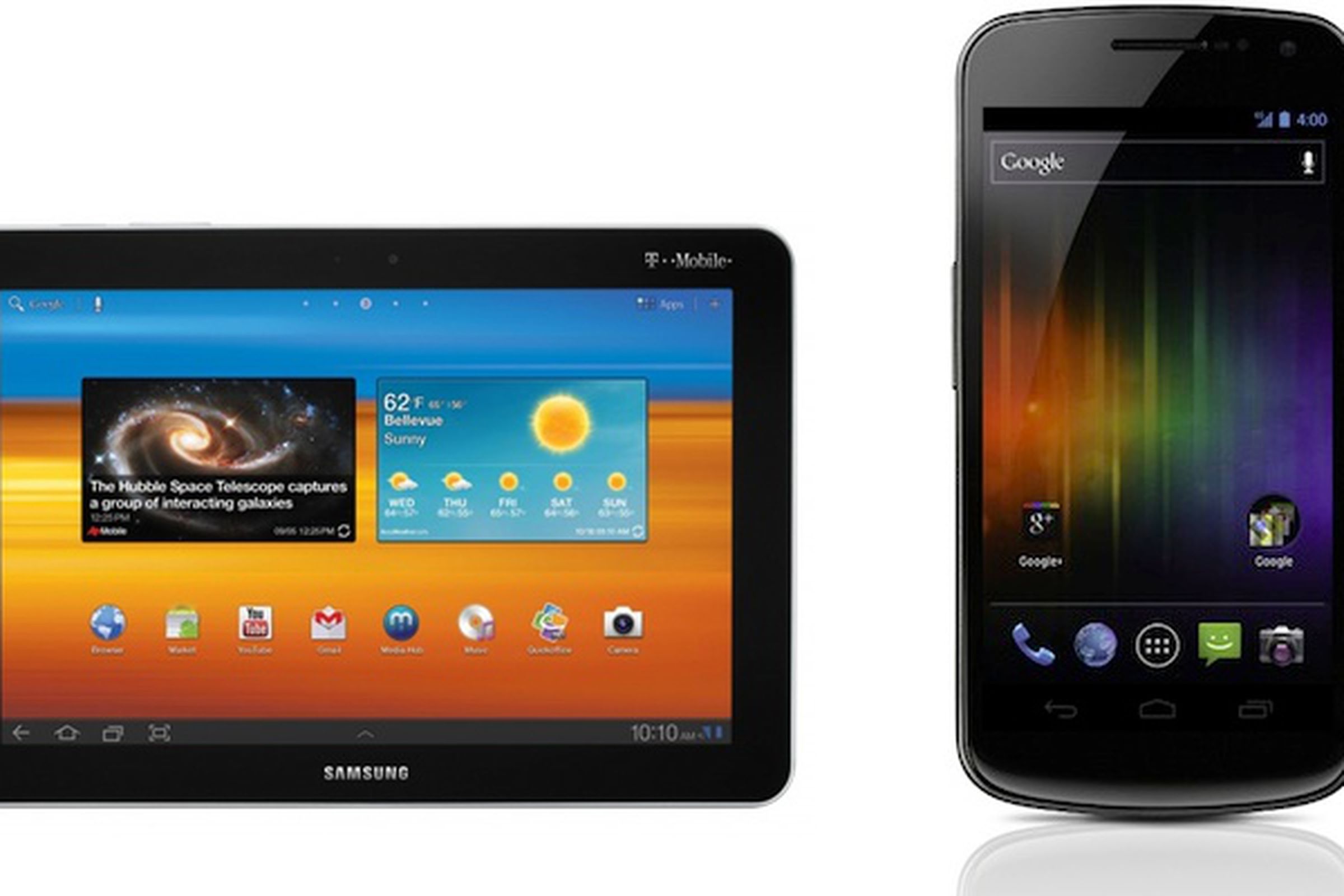 Galaxy Tab and Galaxy Nexus