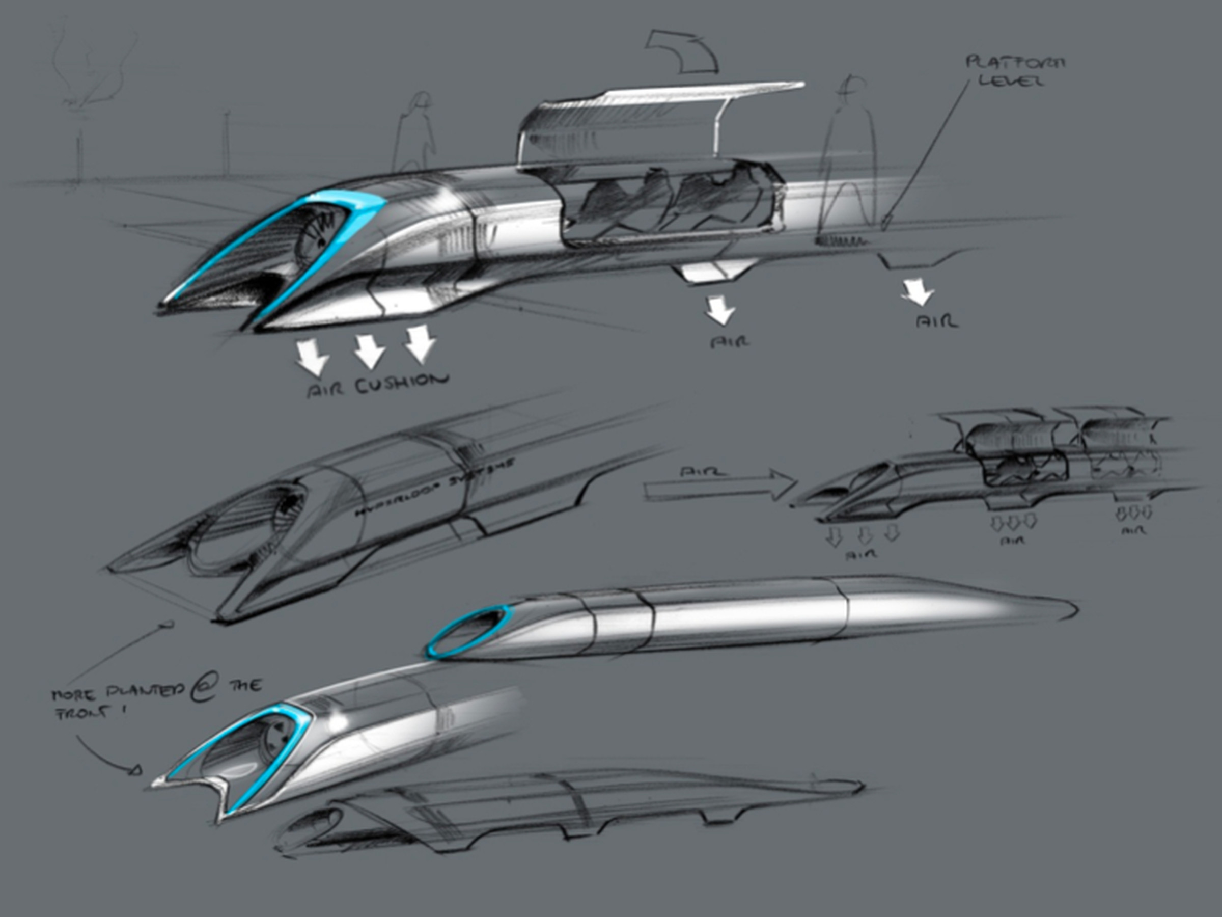 Elon Musk's Hyperloop design revealed