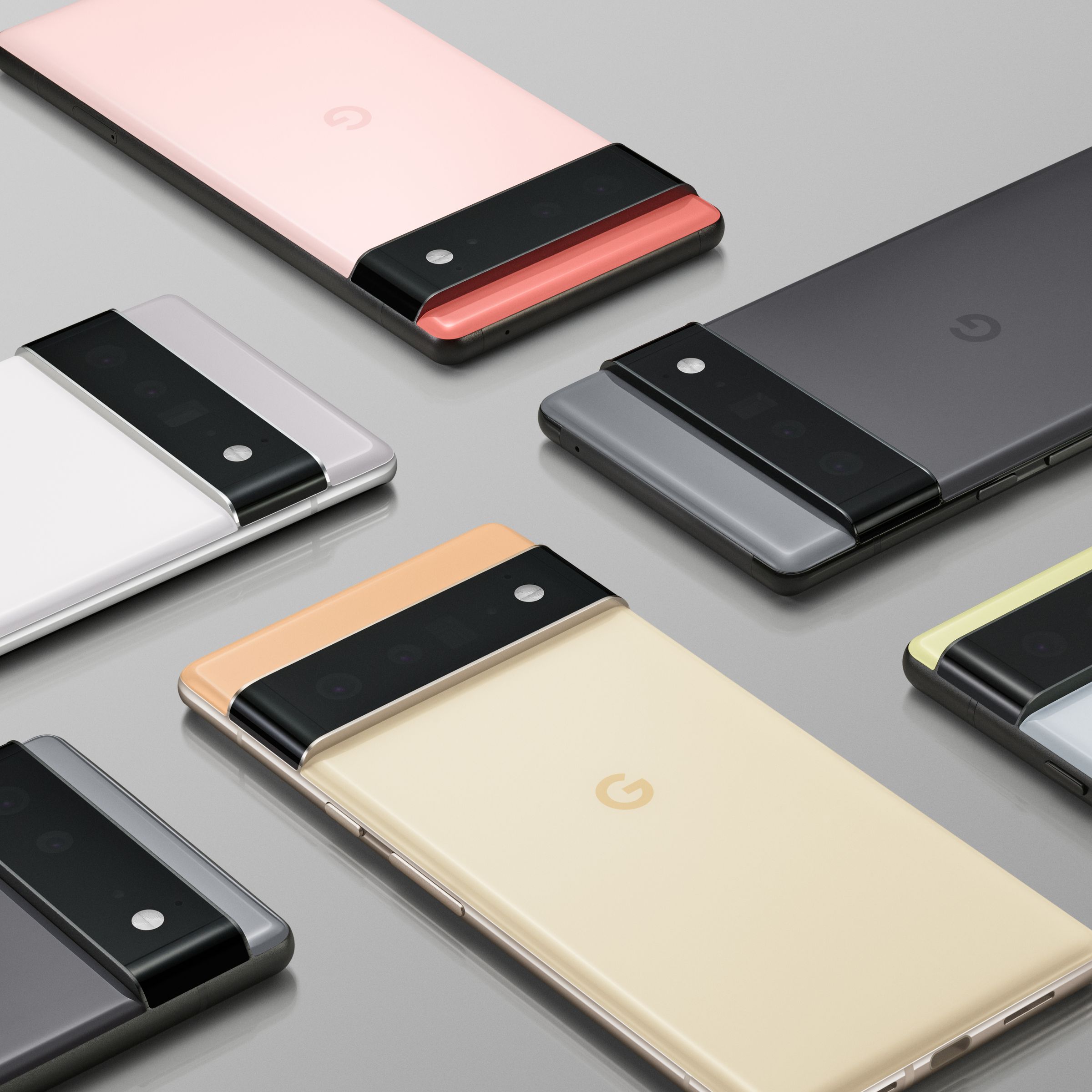 The Google Pixel 6 and 6 Pro lineup