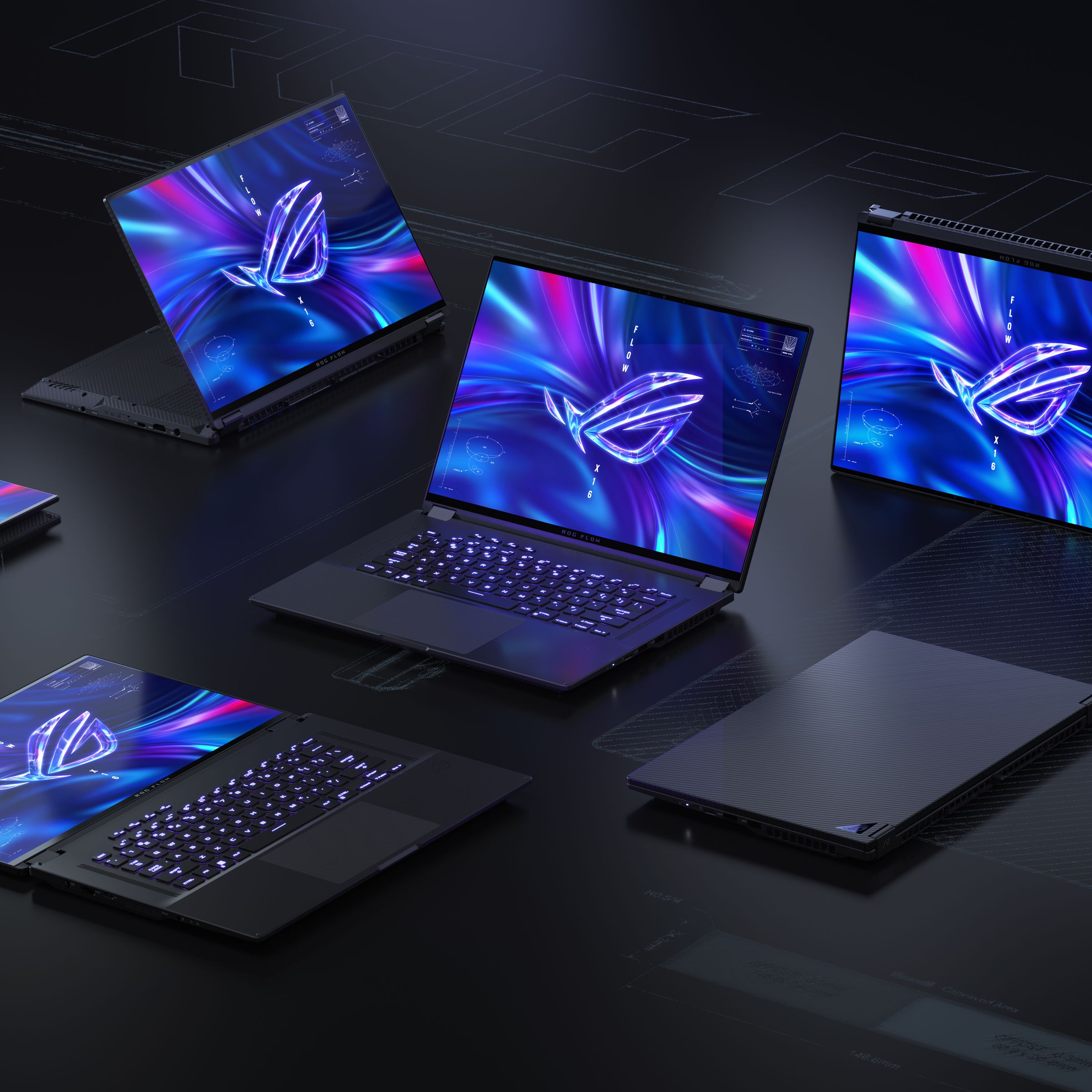 The ROG Flow X16 is just one of three convertible laptops Asus showed off at CES 2023.