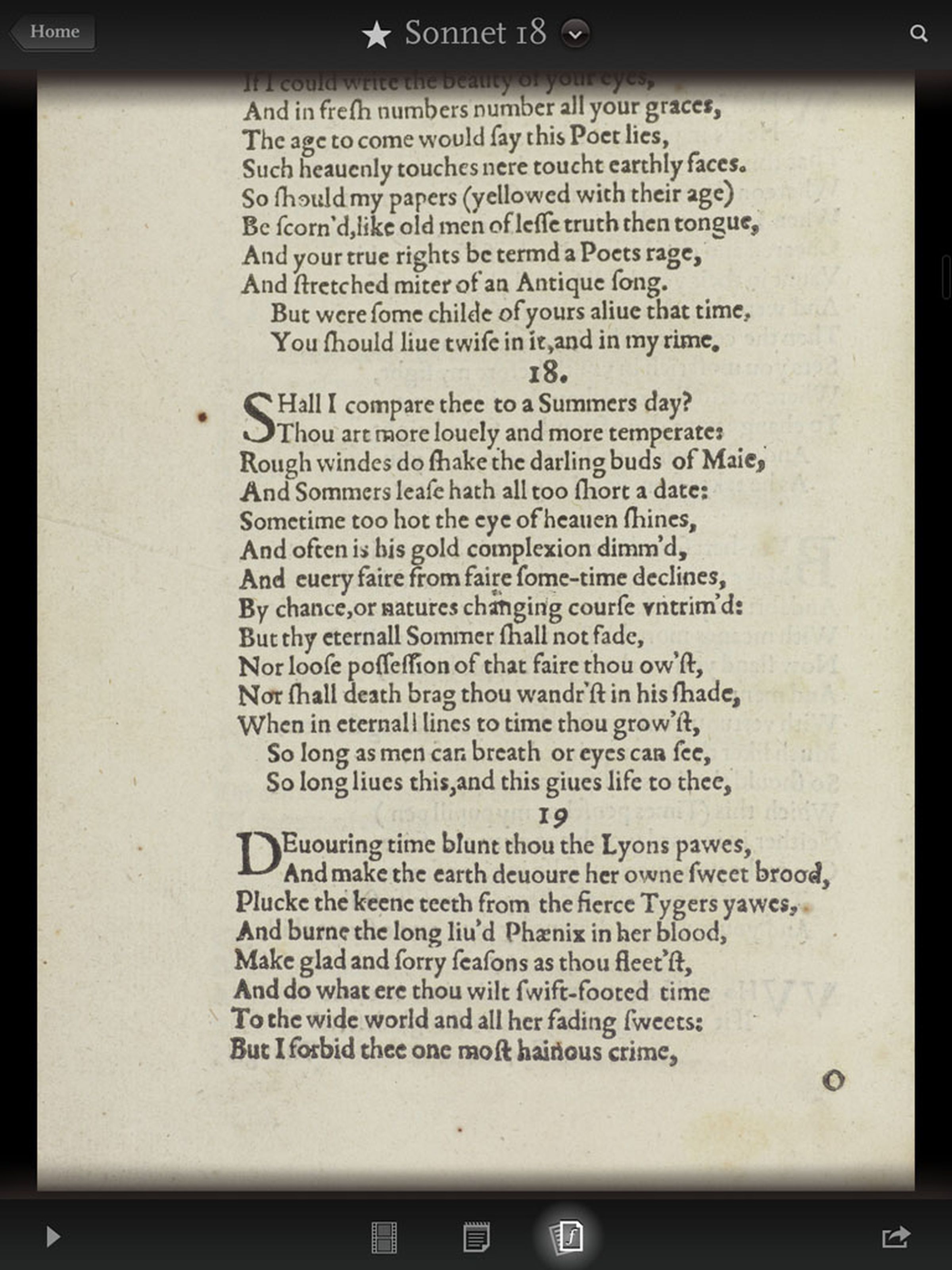 Shakespeare's Sonnets Image Gallery