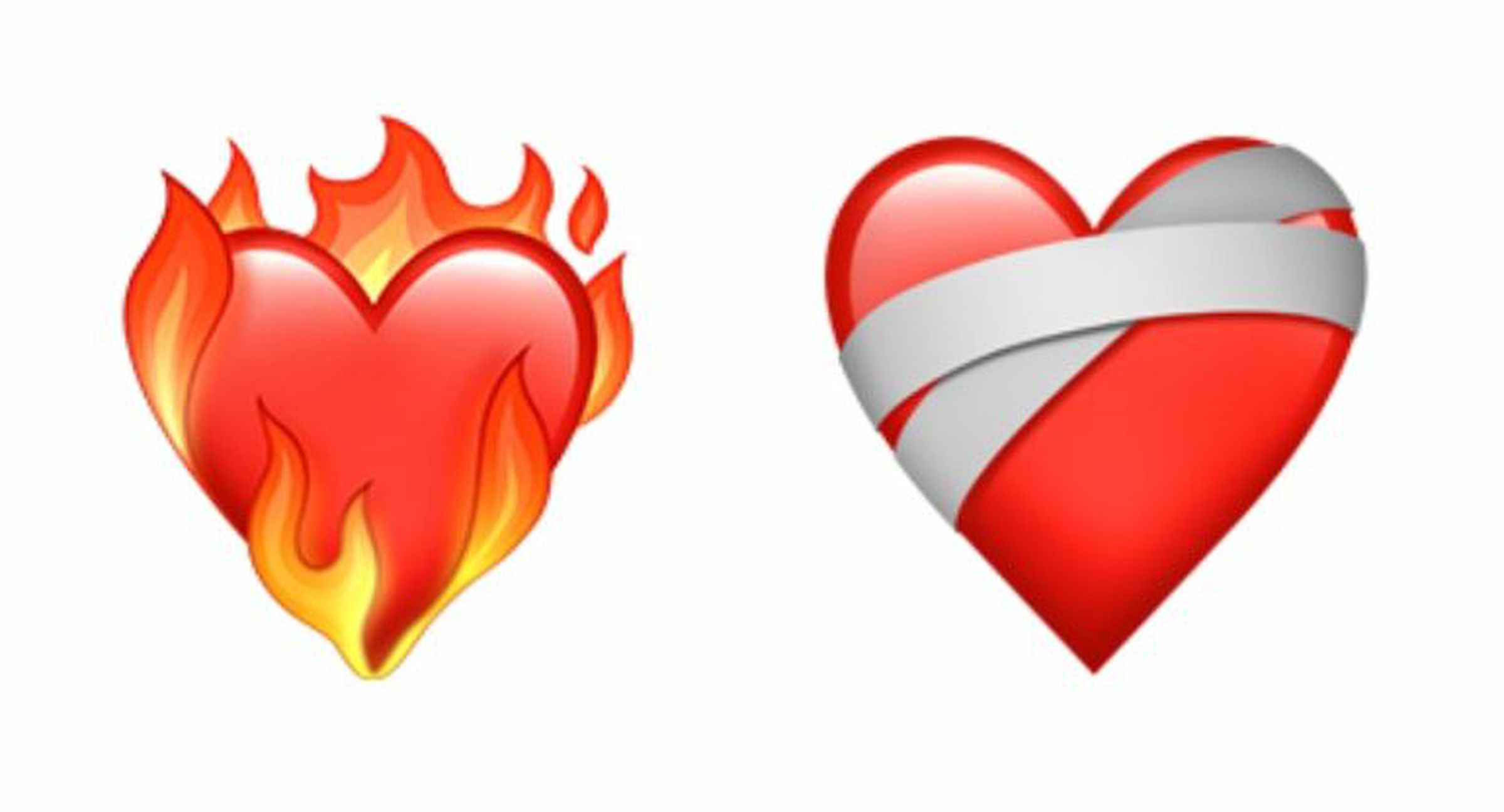 <em>Heart on fire and mending heart.</em>