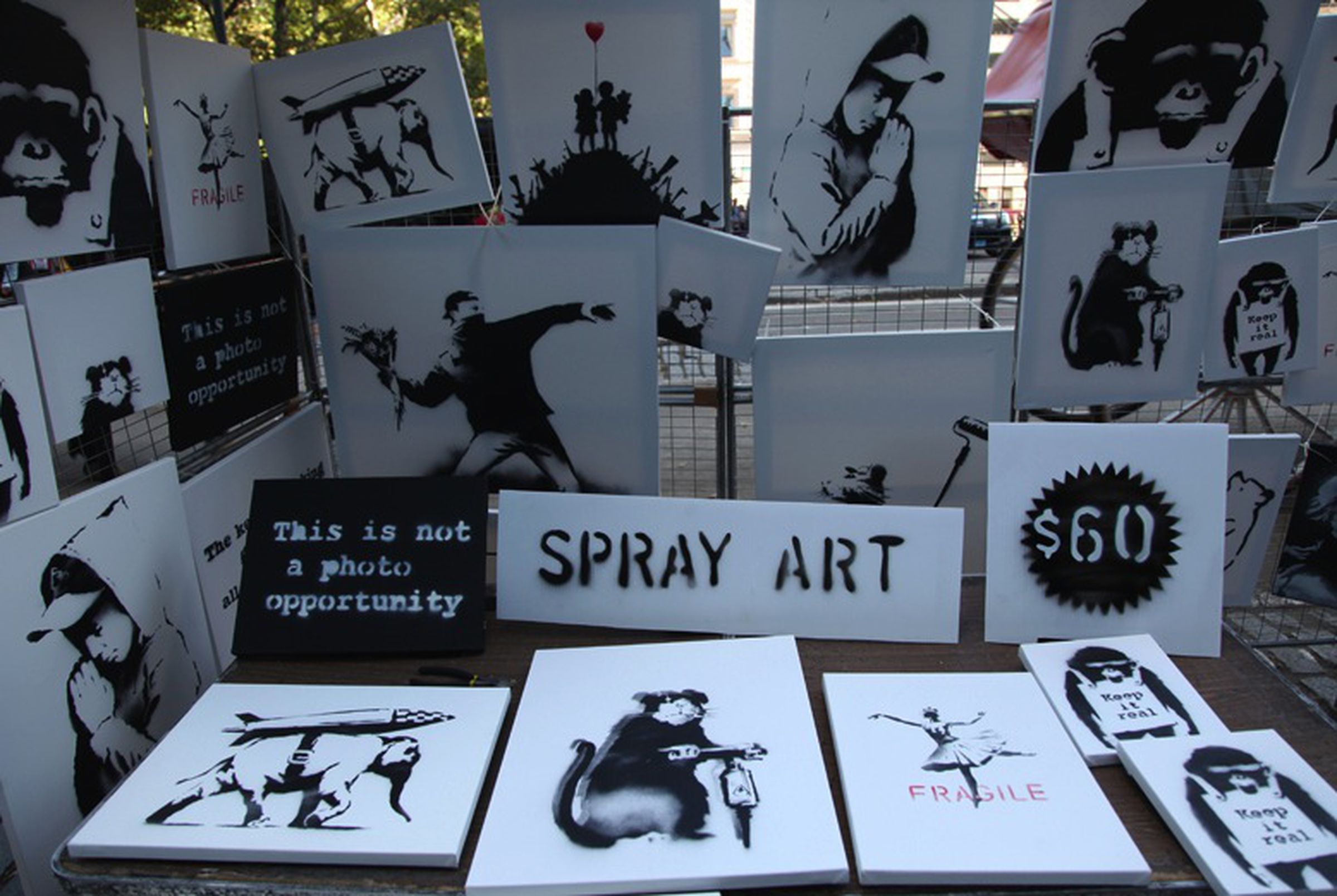 Banksy's New York City street art residency, 'Better Out Than In'
