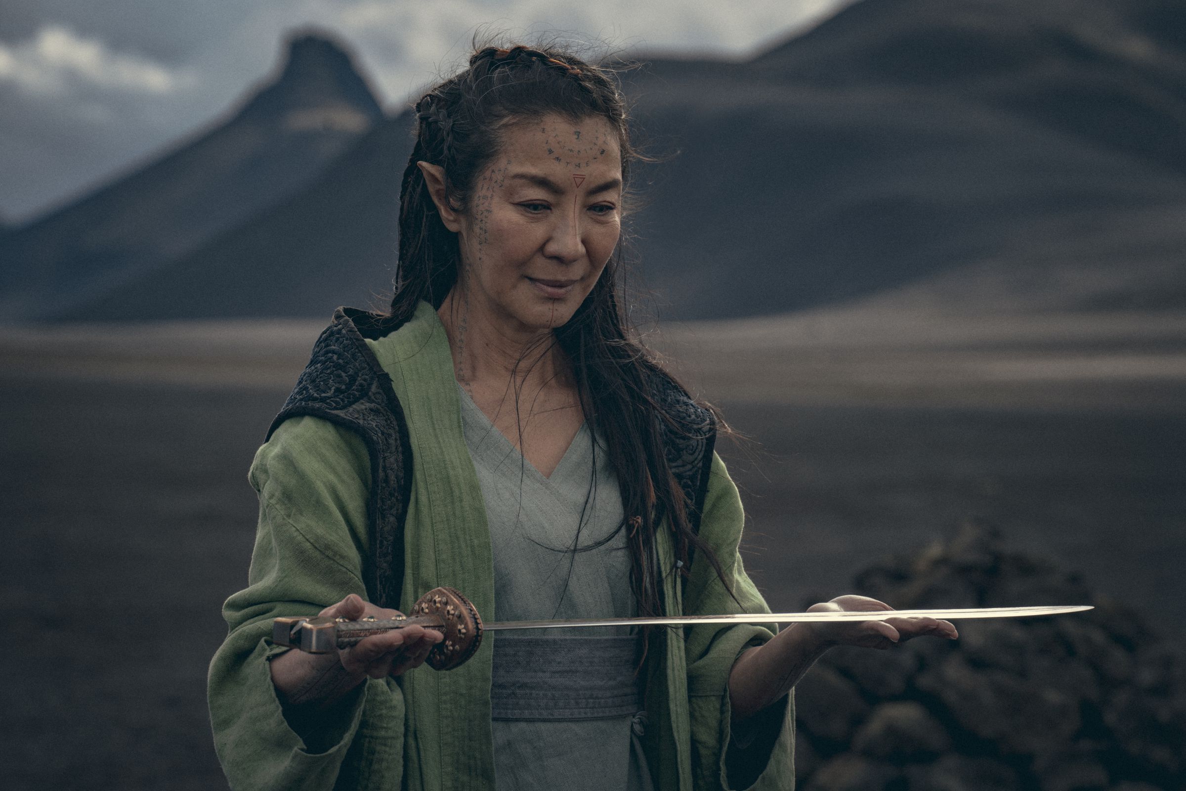 A photo of Michelle Yeoh in The Witcher: Blood Origin.