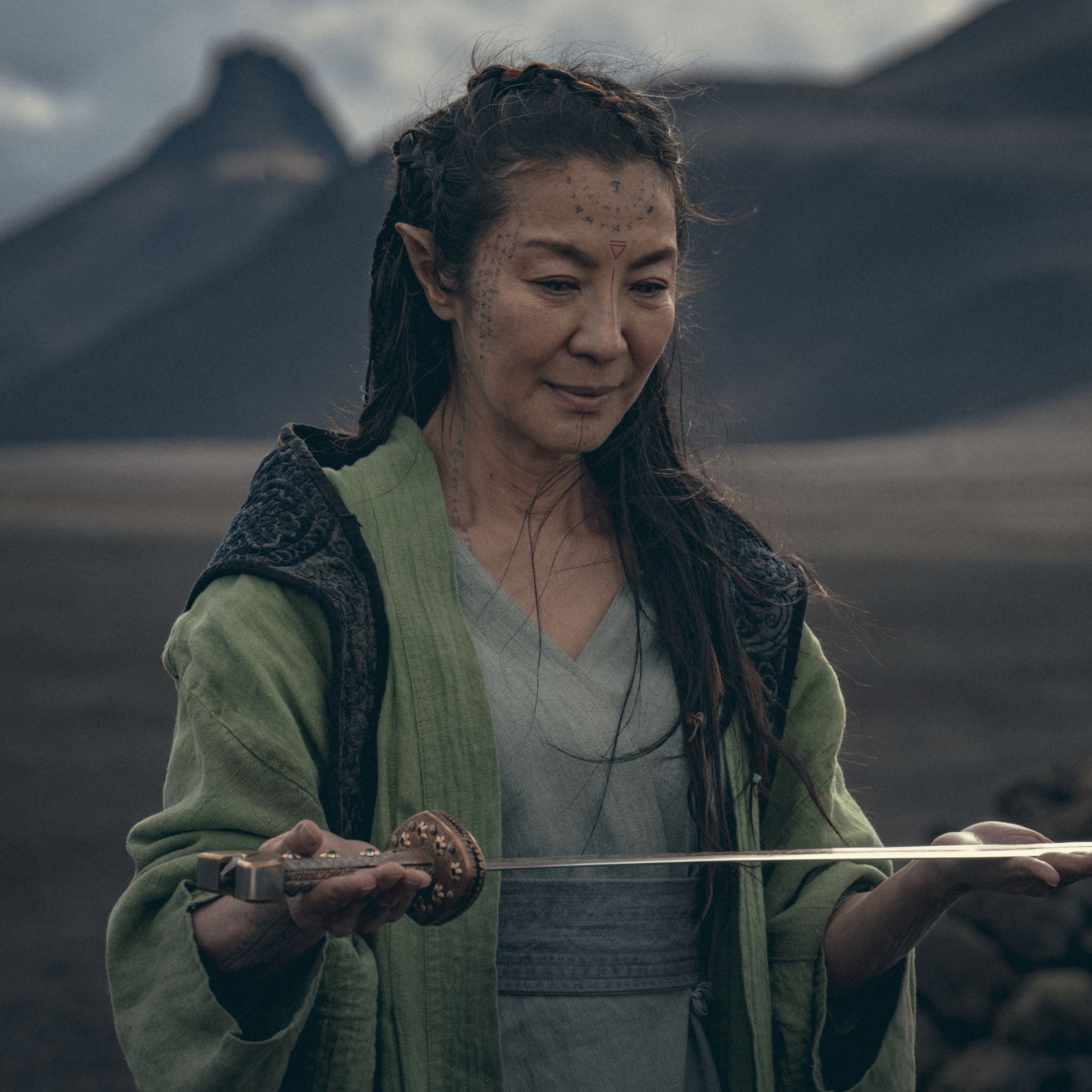 A photo of Michelle Yeoh in The Witcher: Blood Origin.