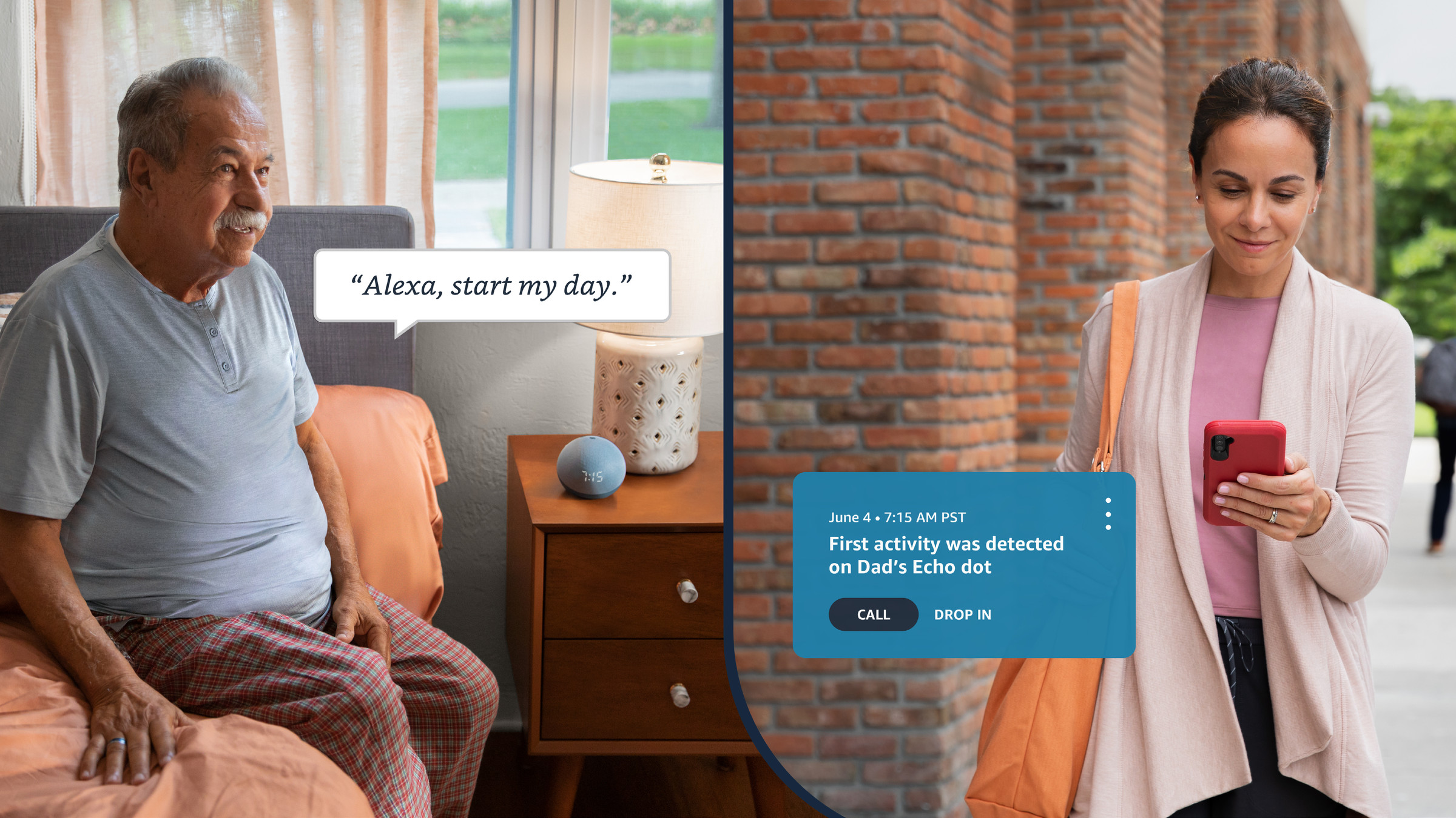 Alexa Together notifies caregivers about their loved ones’ activities.