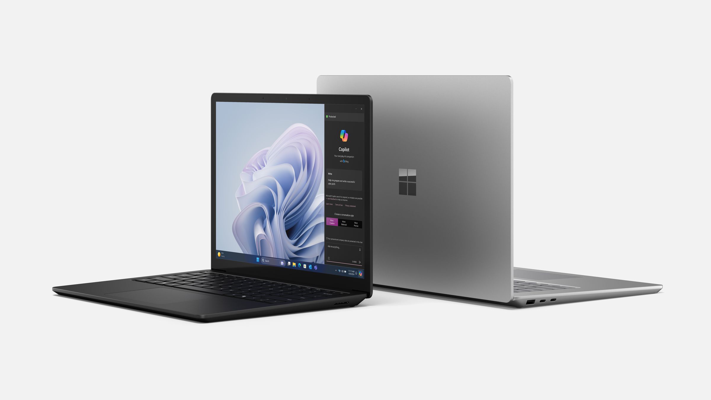 The Surface Laptop 6 for Business, which didn’t get the physical changes rumored for the new one.