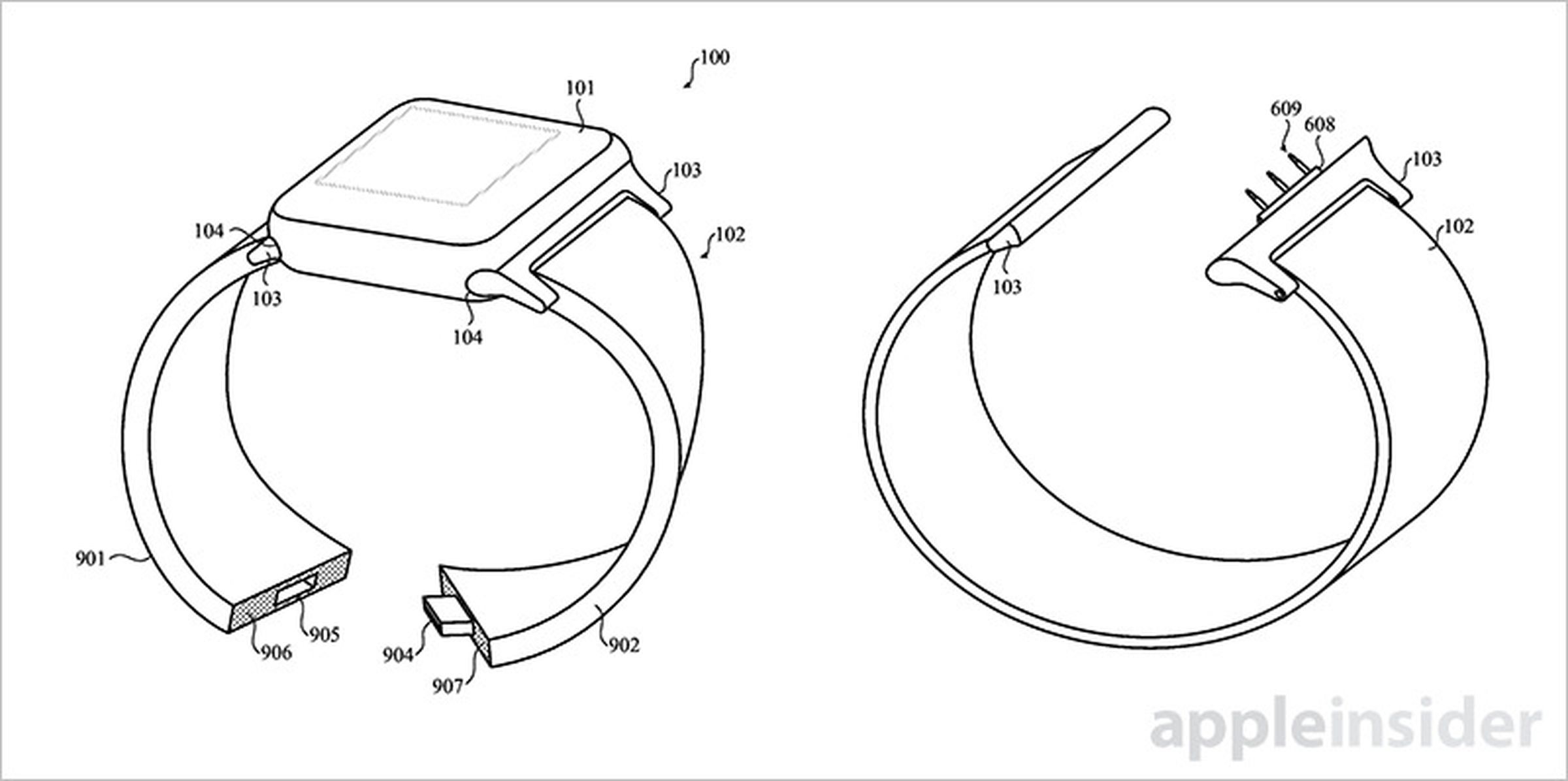 Apple smart band patent