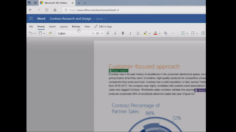 Office on the web’s new simplified ribbon