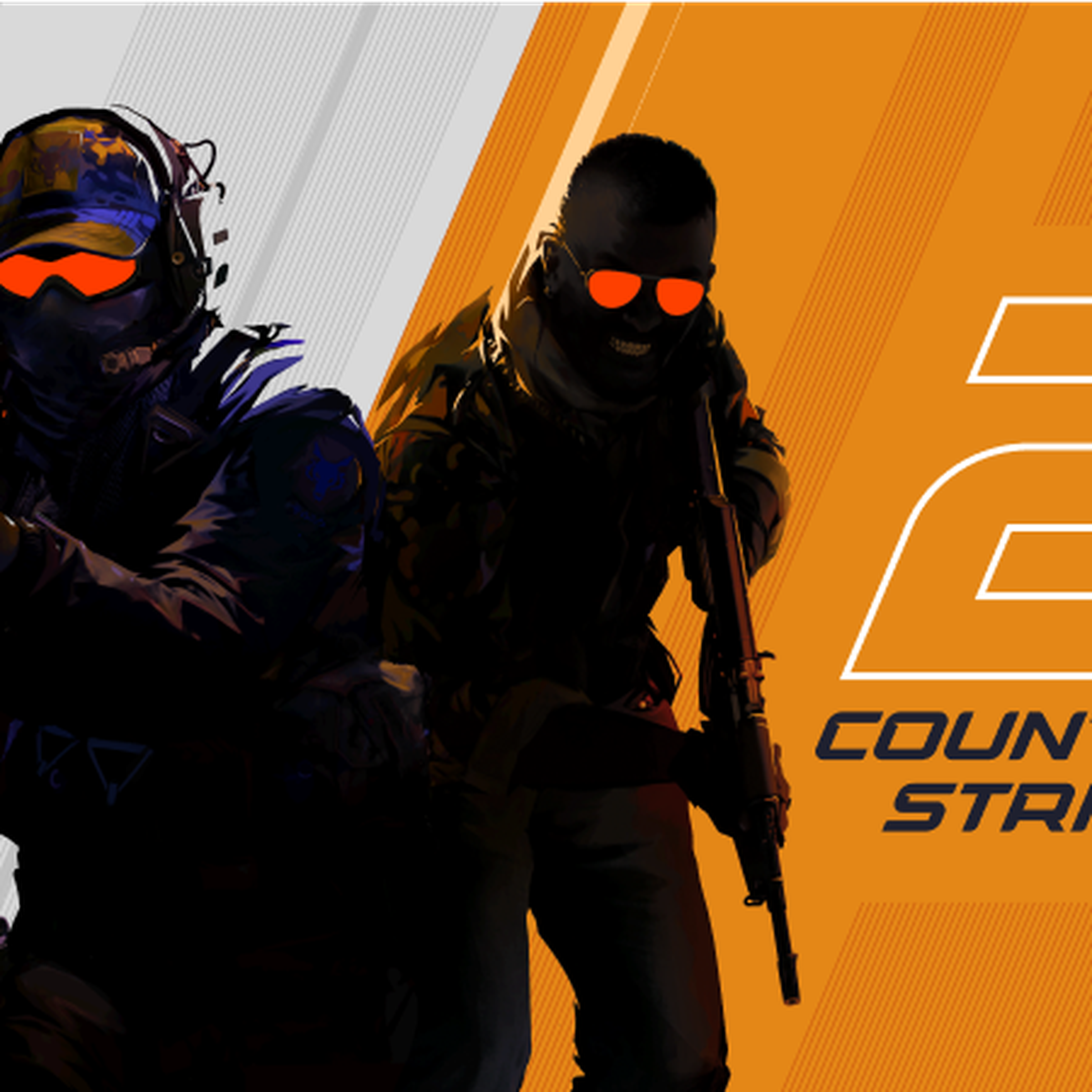 A promotional image for Counter-Strike 2.
